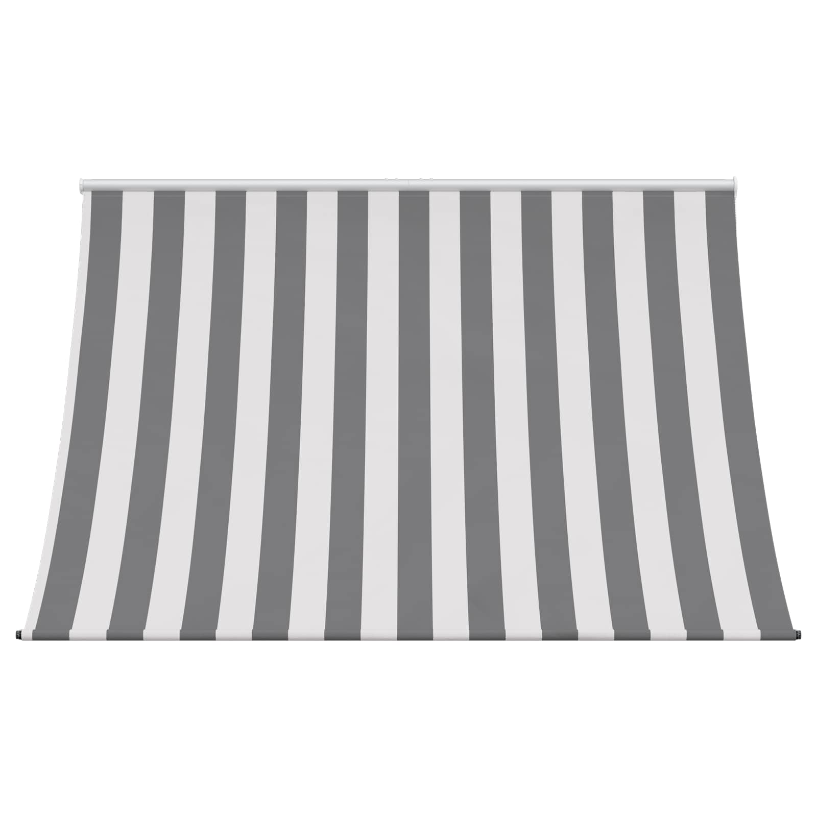 Tenda da Sole Antracite e Bianco 400 x 150 cm