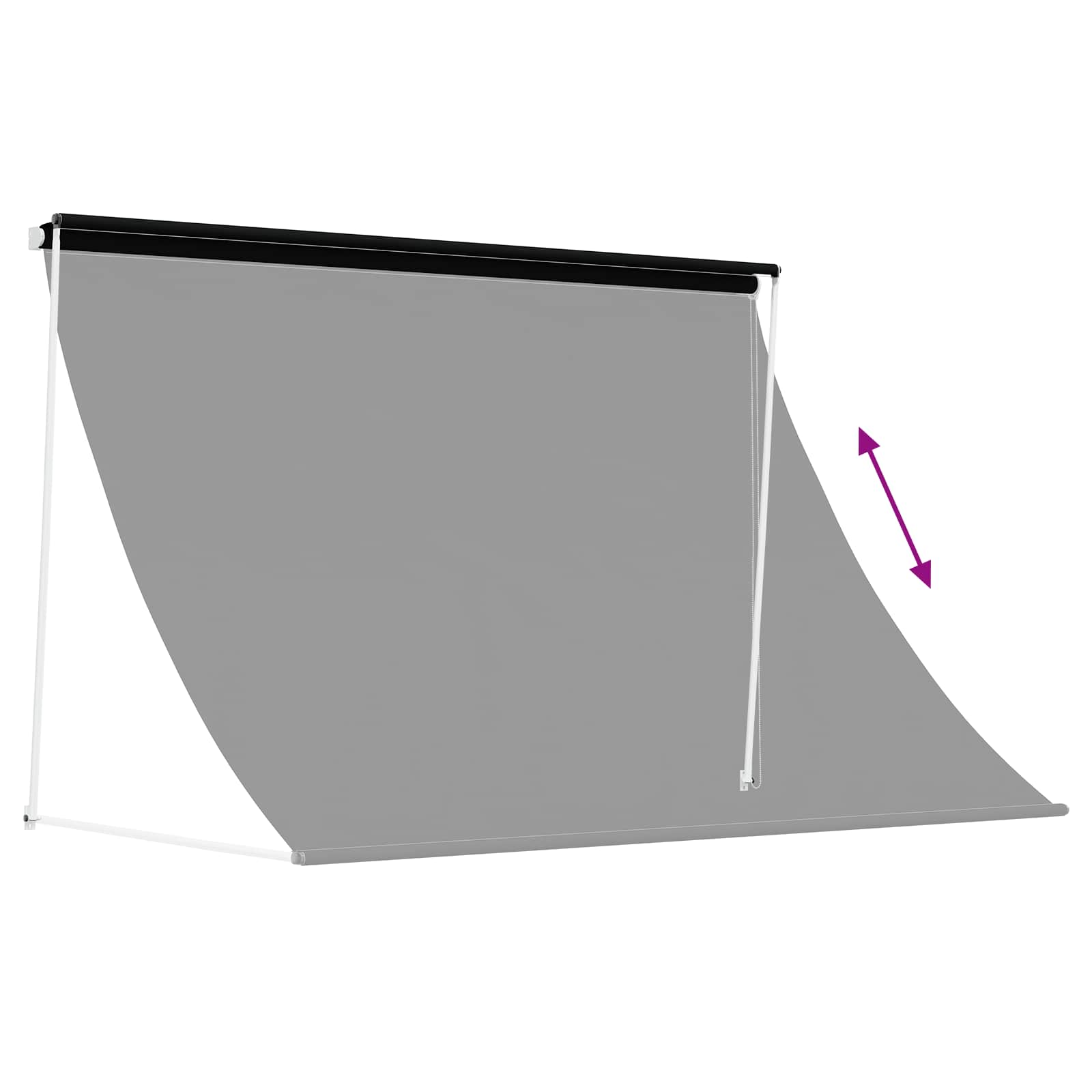 Tenda da Sole Nero 100 x 150 cm