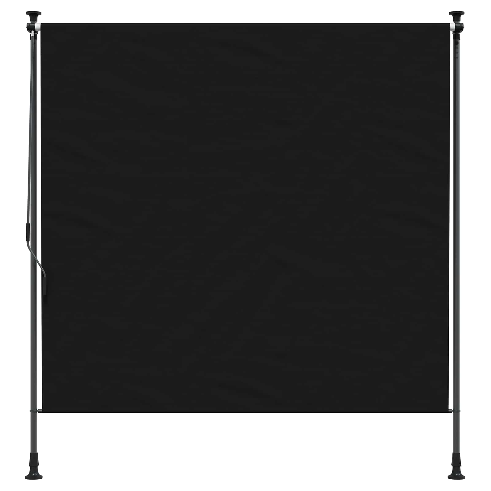 Tenda a Rullo Esterna Nero 120 x 270 cm