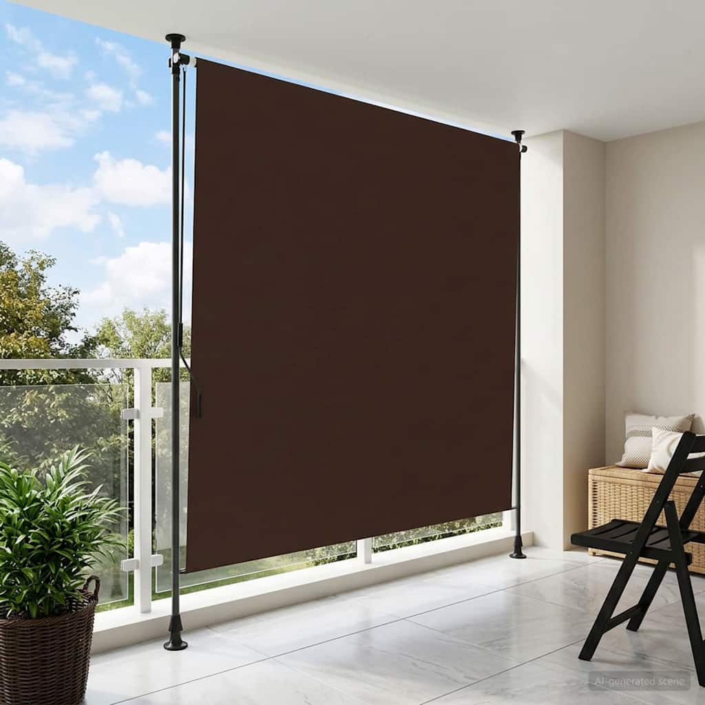 Tenda a Rullo Esterna Marrone 200 x 270 cm