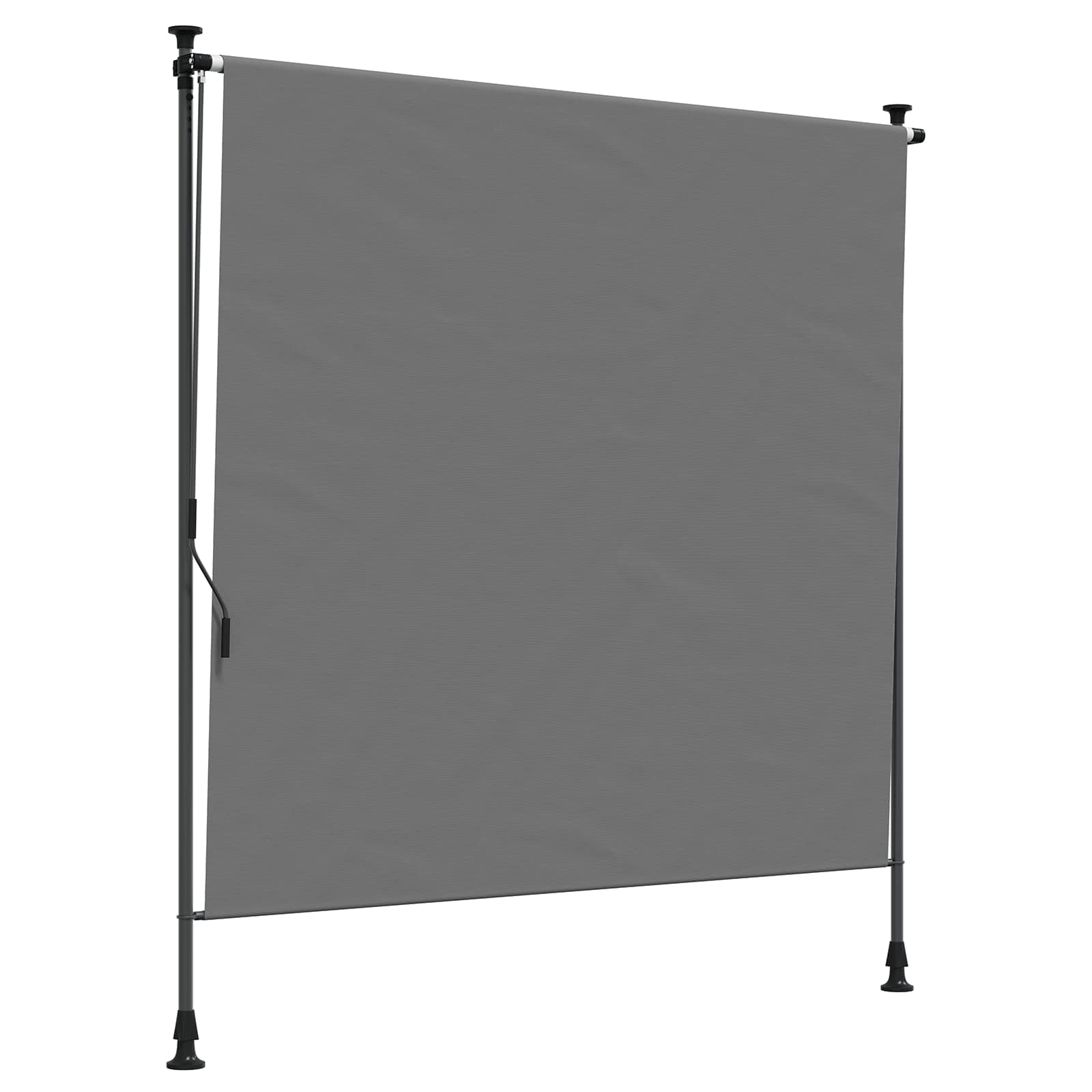 Tenda a Rullo Esterna Grigio Chiaro 100 x 270 cm