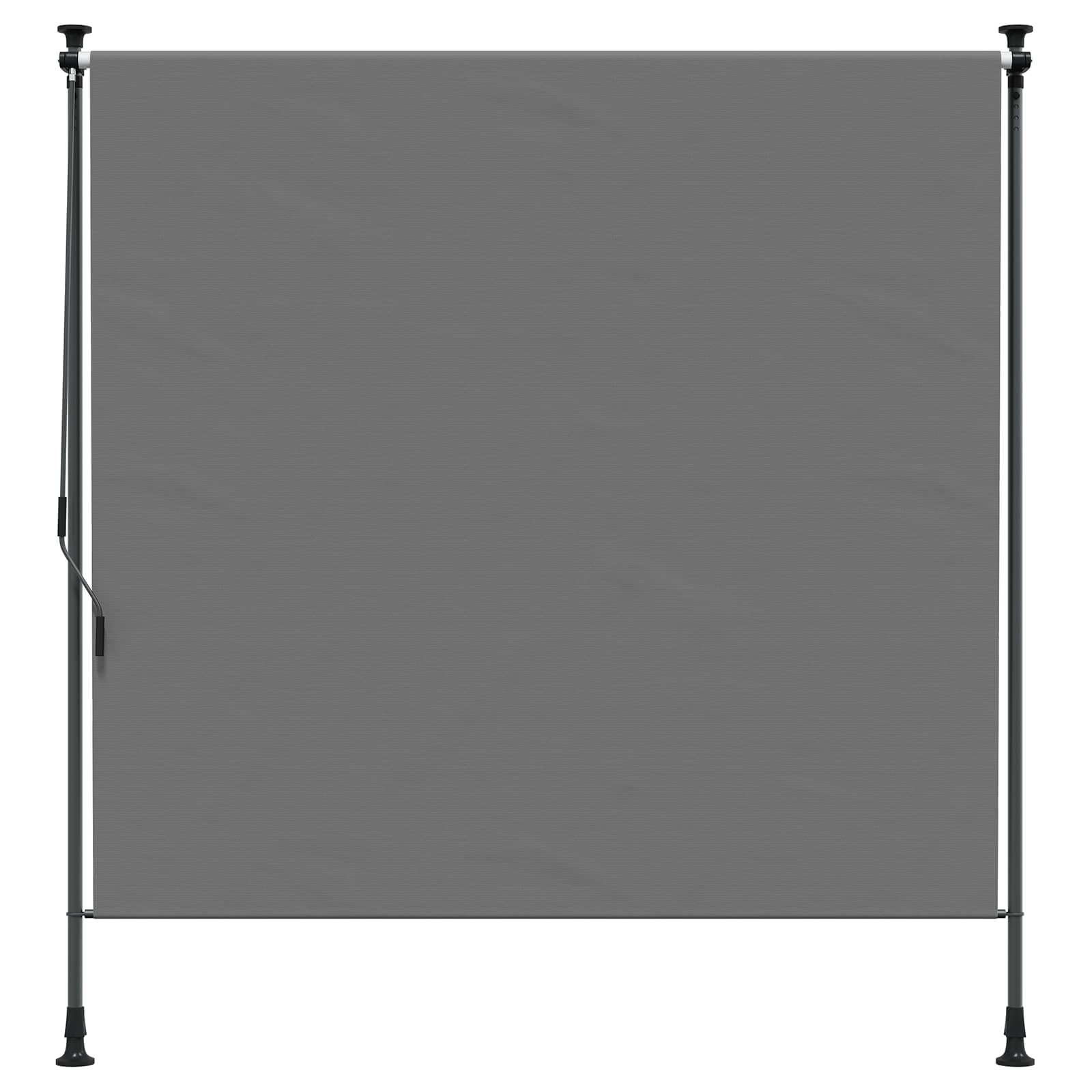 Tenda a Rullo Esterna Grigio Chiaro 120 x 270 cm