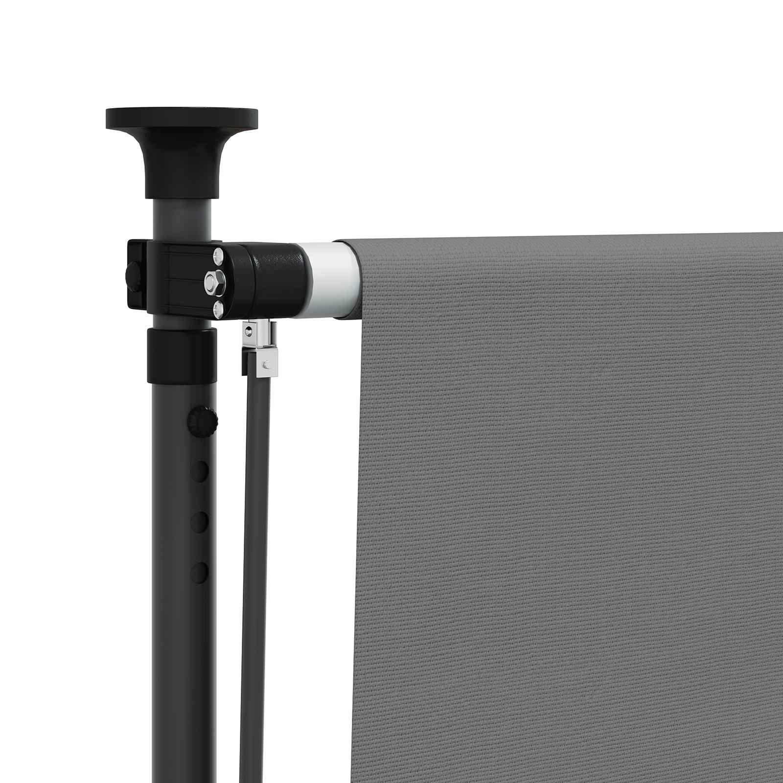 Tenda a Rullo Esterna Grigio Chiaro 120 x 270 cm
