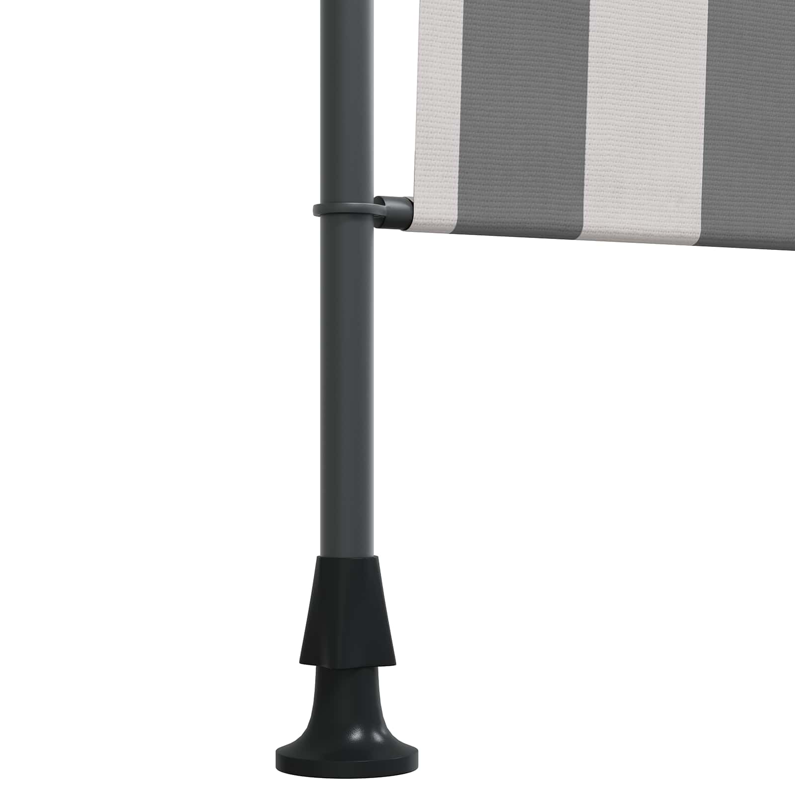 Tenda a Rullo Esterna Antracite e Bianco 200 x 270 cm