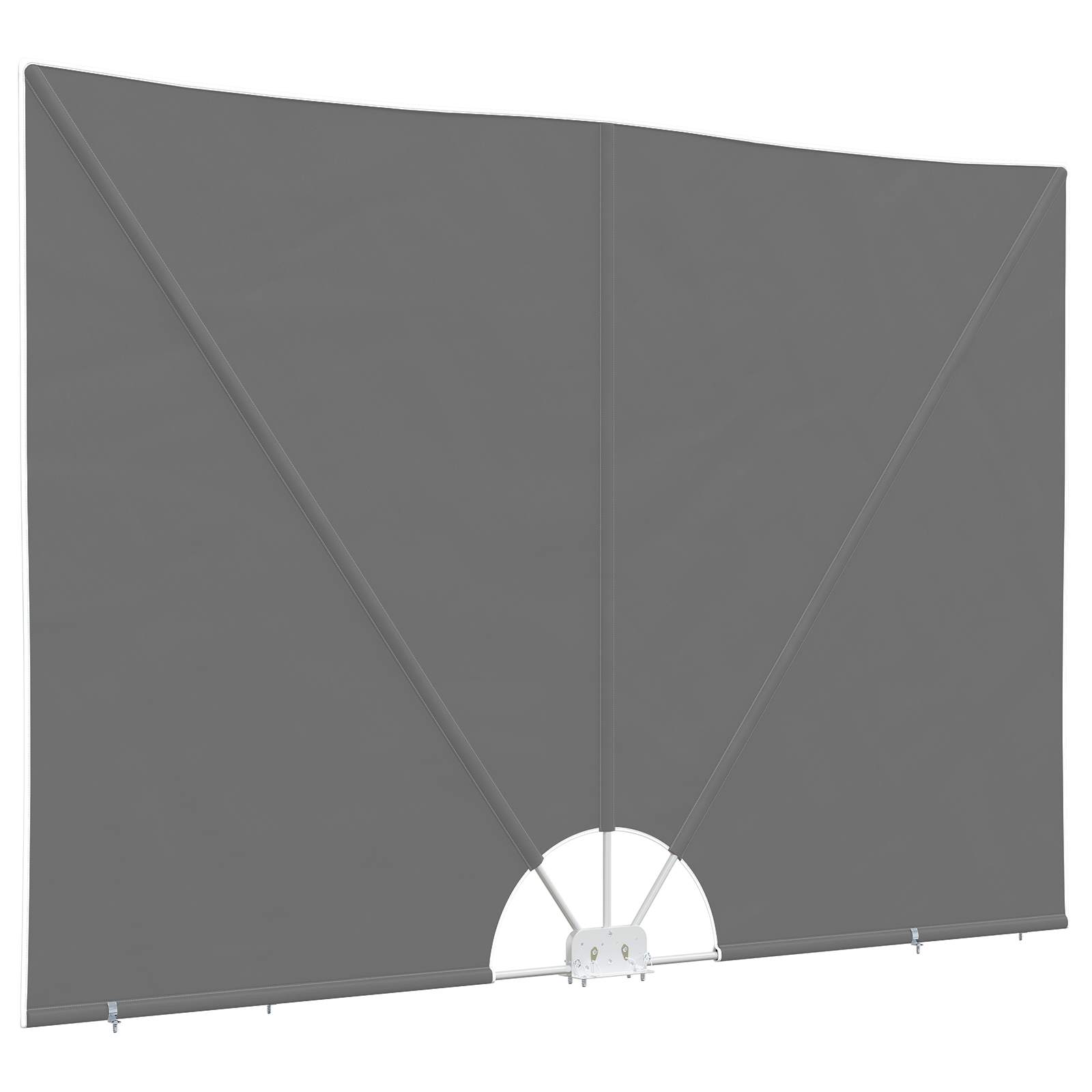 Balcony Privacy Screen Rettangolare 240 x 160 cm Poliestere