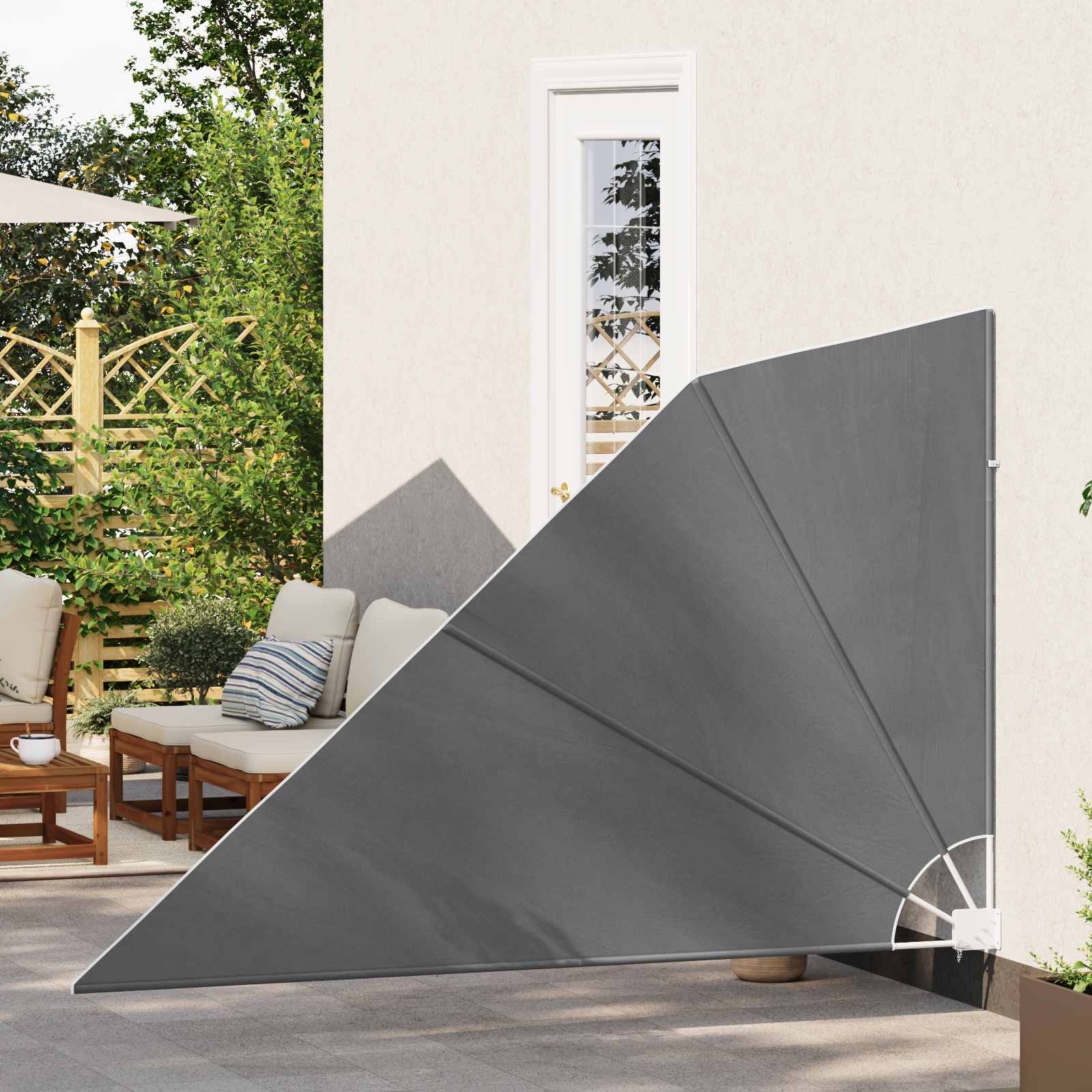 Schermo di Privacy per Balcone 160 x 240 cm Poliestere