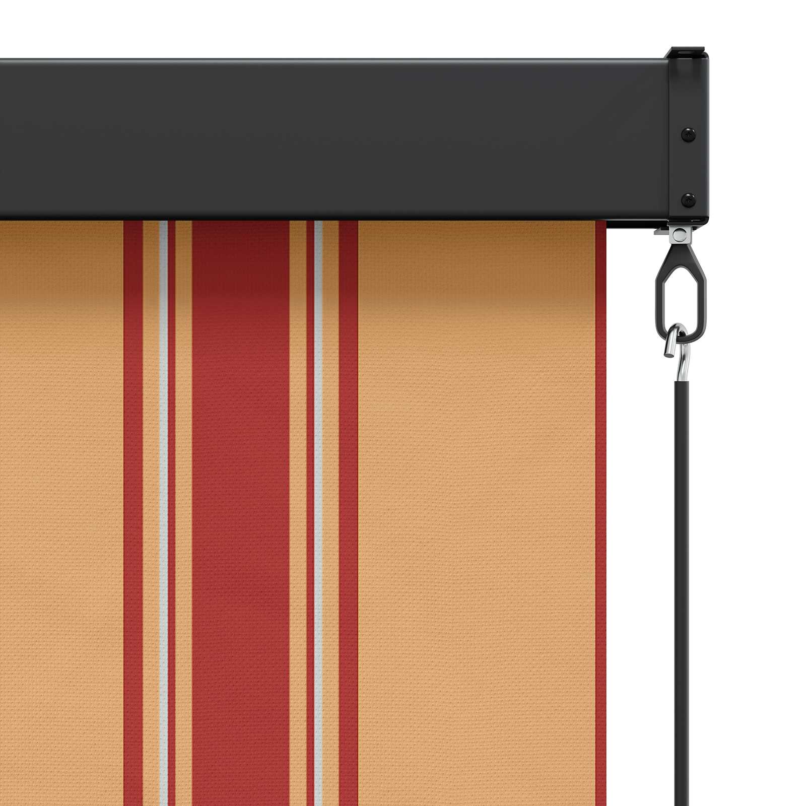 Tenda a rullo Multicolore 140 x 250 cm Tessuto e Alluminio