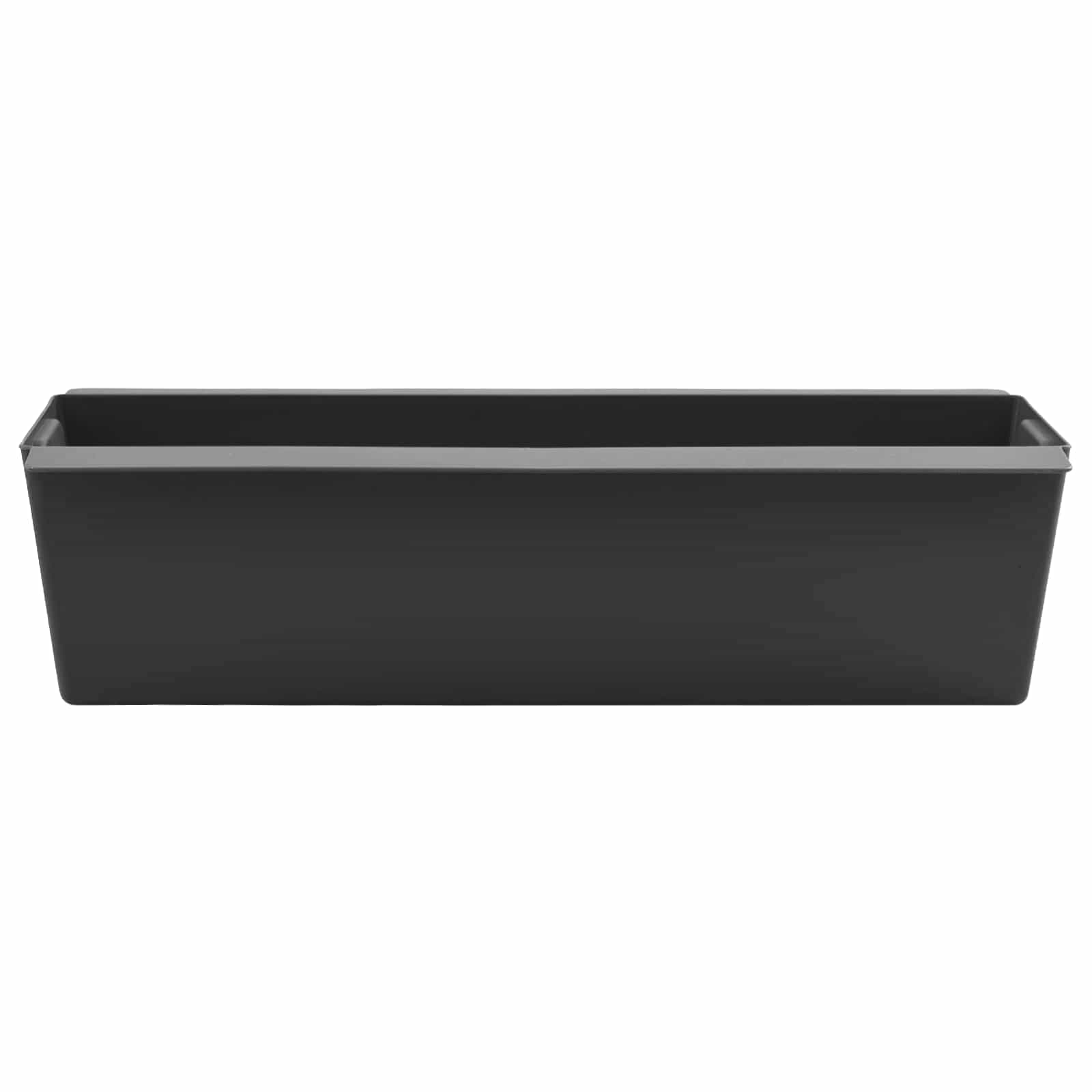 Fioriere per Euro pallet 12 pz Nero 36 x 13,5 x 9,5 cm