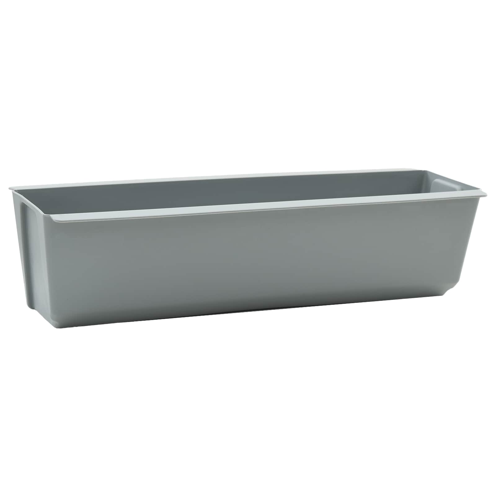 Fioriere per Euro pallet 24 pz Grigio chiaro 36 x 13,5 x 9,5 cm
