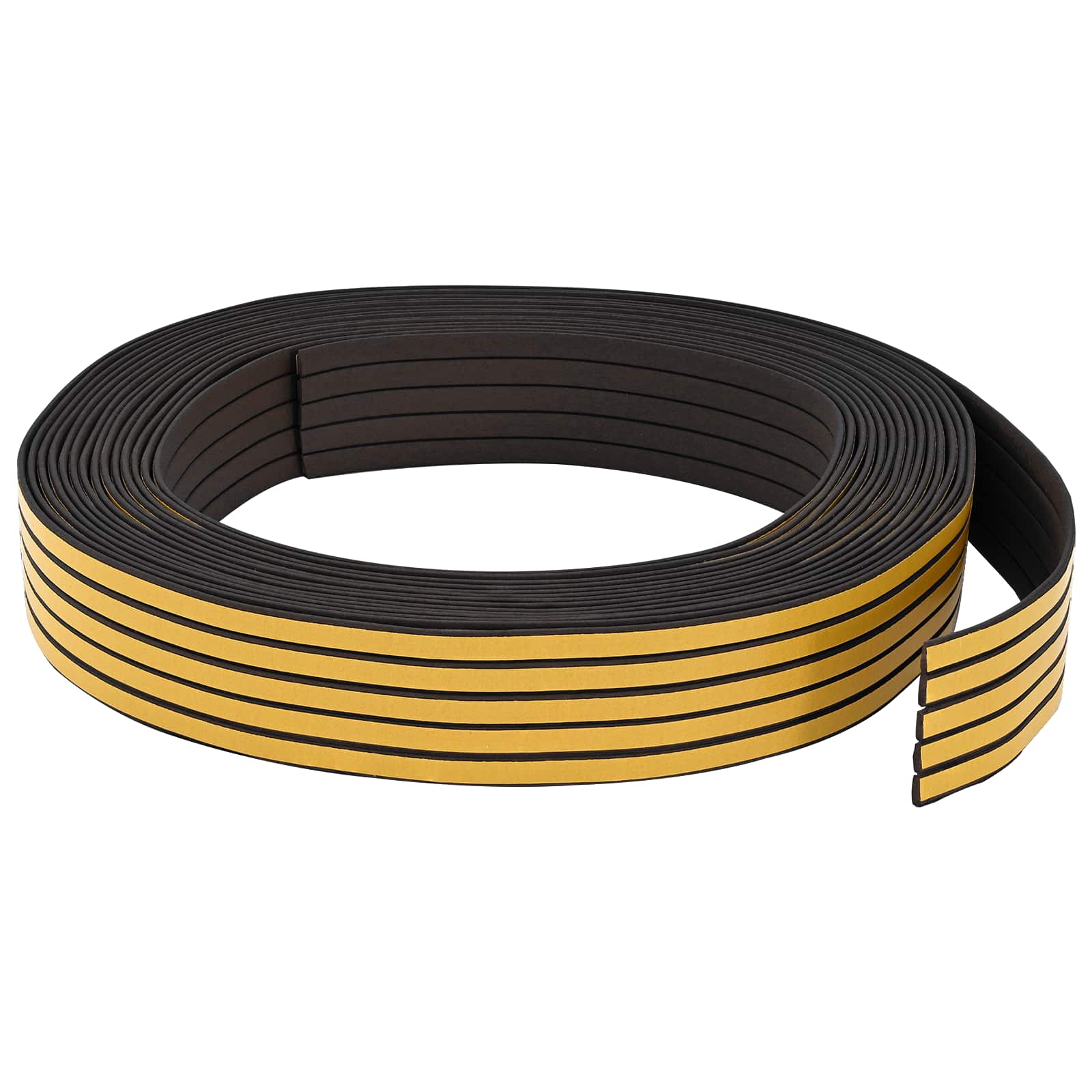 Nastro adesivo per finestre Nero 9 x 3 mm 12 m Schiuma EPDM