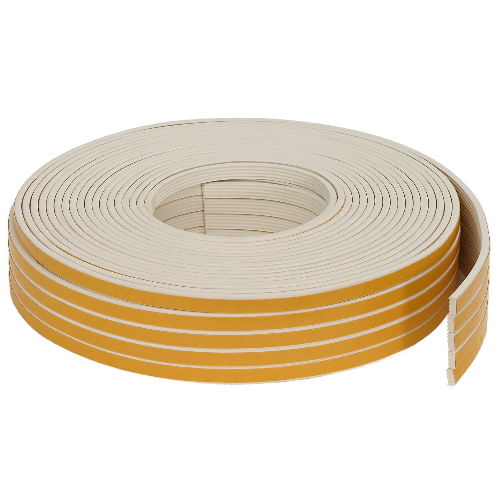 Nastro adesivo per finestre Bianco 10 x 4 mm 12 m Schiuma EPDM