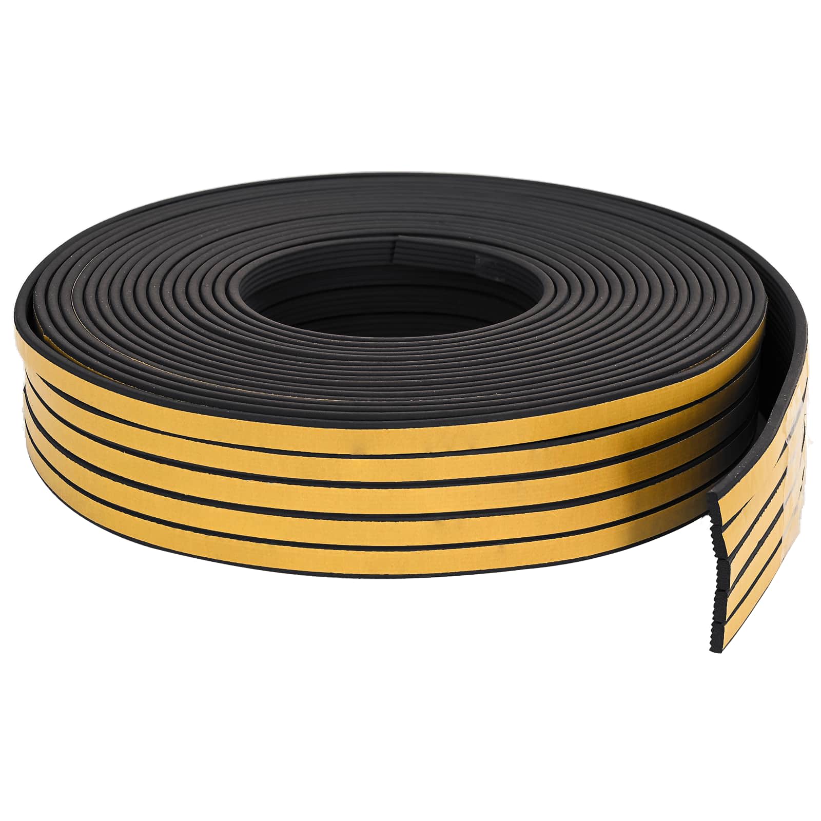 Nastro adesivo per finestre Nero 10 x 4 mm 50 m Schiuma EPDM