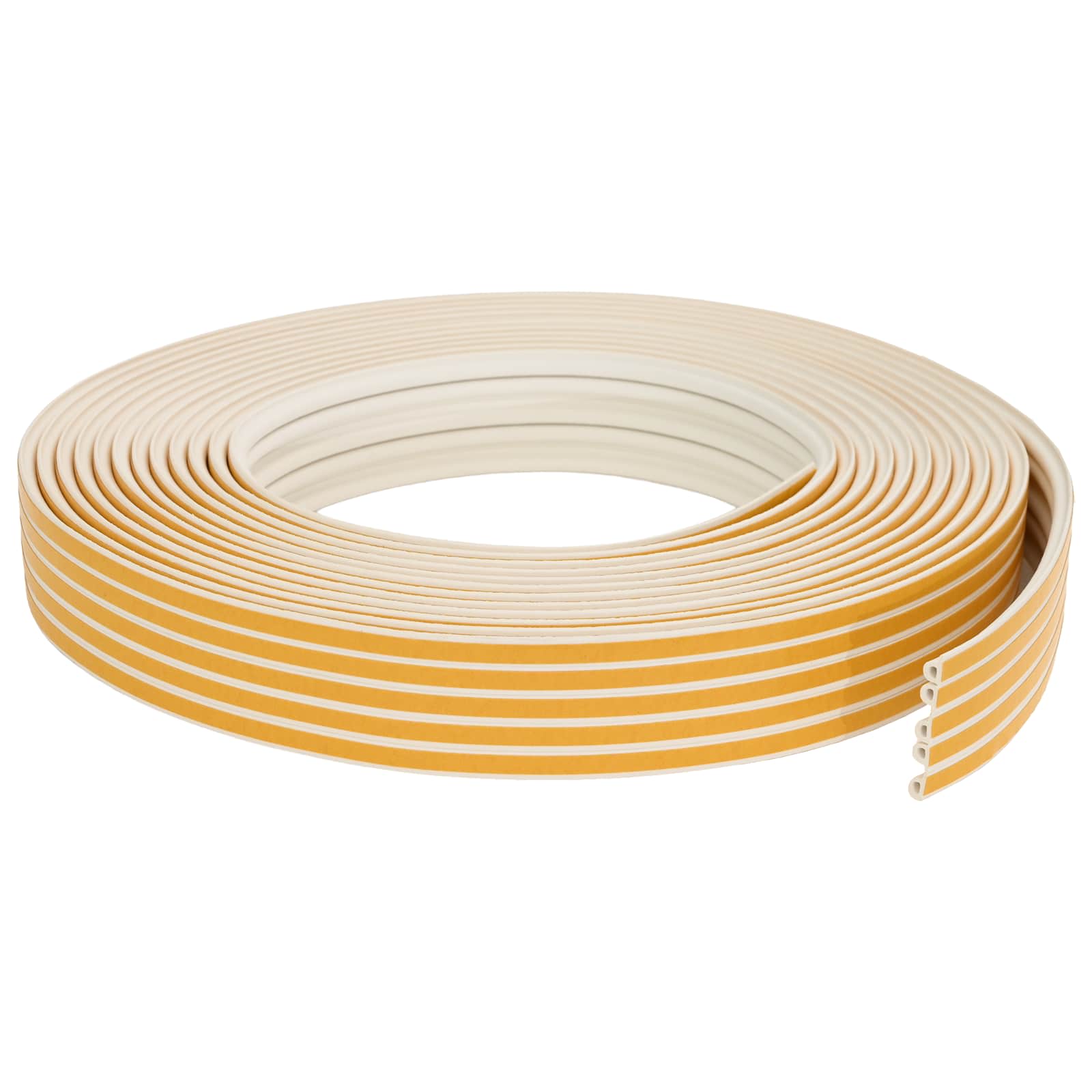 Nastro adesivo per finestre Bianco 9 x 6 mm 12 m Schiuma EPDM