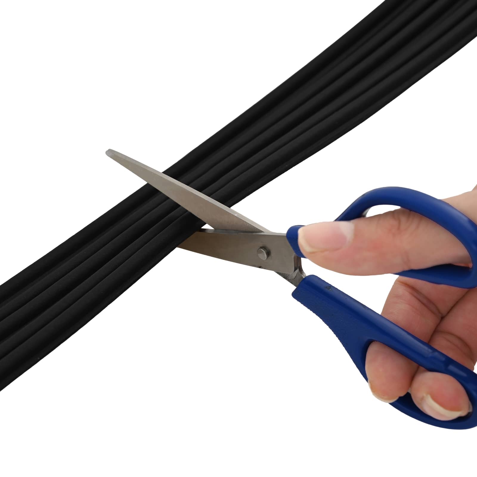 Nastro adesivo per finestre Nero 9 x 6 mm 100 m Schiuma EPDM