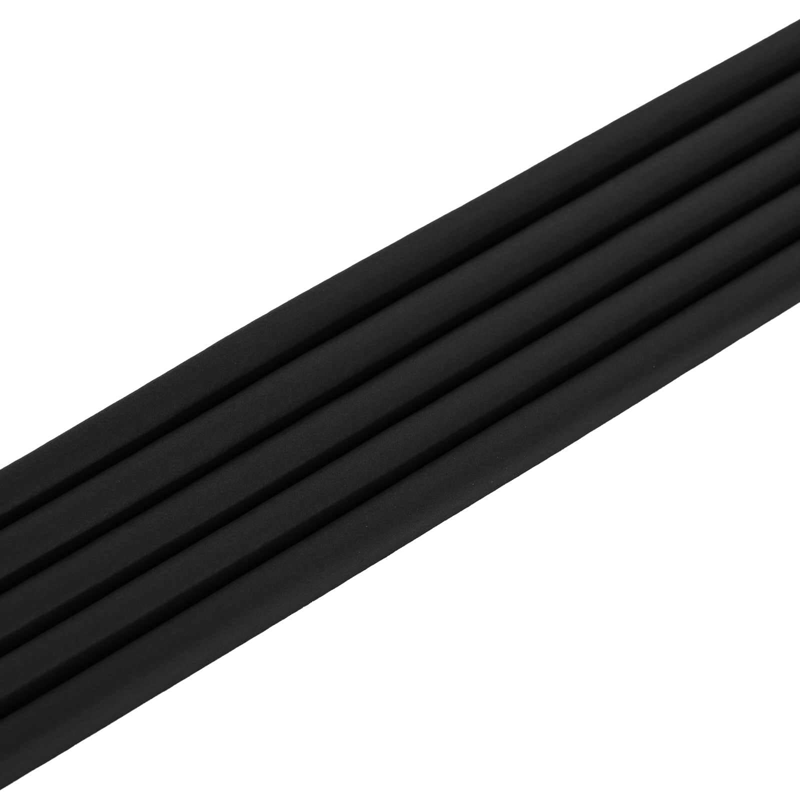 Nastro adesivo per finestre Nero 9 x 8 mm 12 m Schiuma EPDM