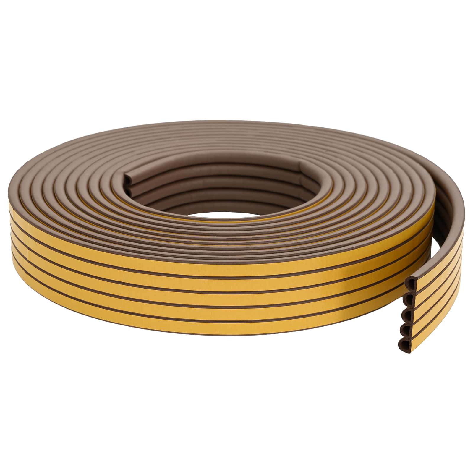 Nastro adesivo per finestre Marrone 9 x 8 mm 12 m Schiuma EPDM