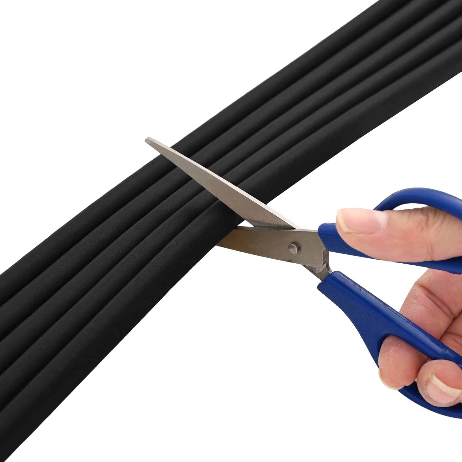Nastro adesivo per finestre Nero 14 x 12 mm 25 m Schiuma EPDM