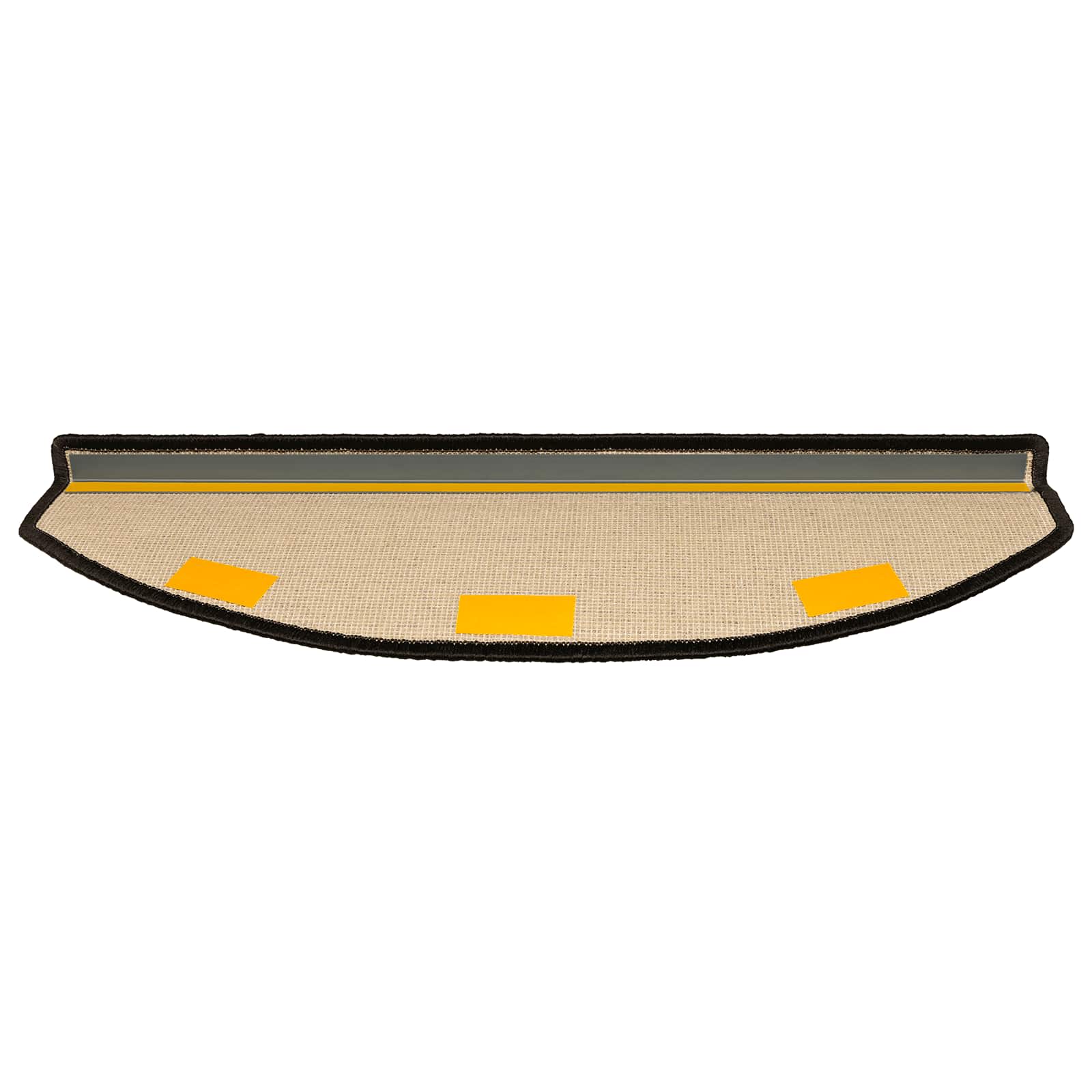 Tappetini per scale autoadesivi 15 pz 80 x 24,5 x 3,5 cm