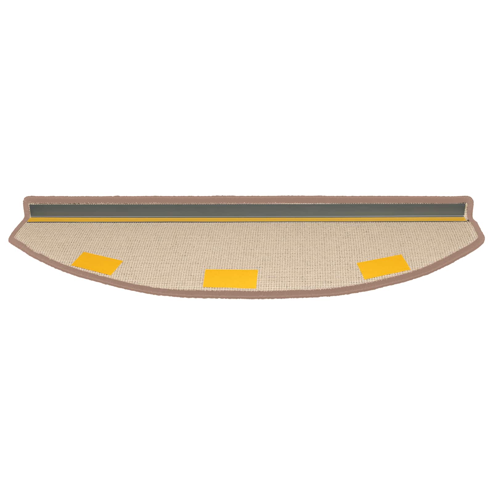Tappetini per scale autoadesivi 15 pz 80 x 24,5 x 3,5 cm