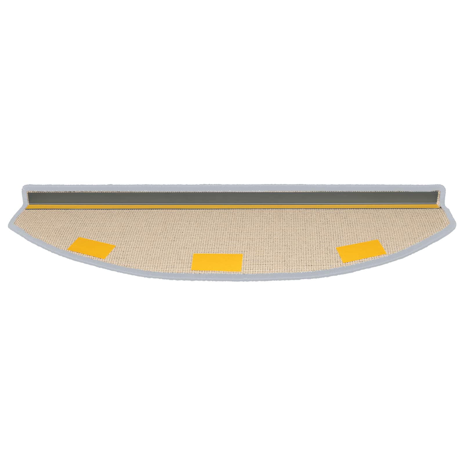 Tappetini per scale autoadesivi 15 pz 80 x 24,5 x 3,5 cm