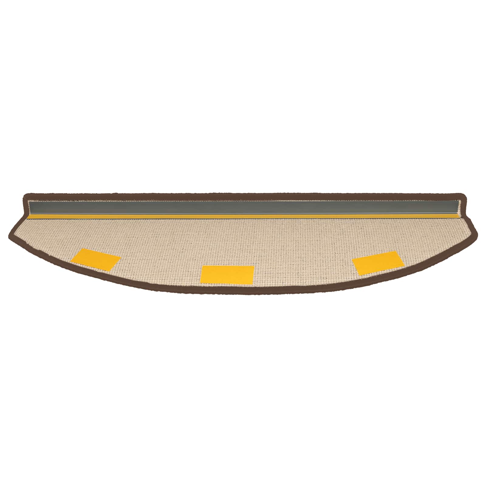 Tappetini per scale autoadesivi 15 pz 80 x 24,5 x 3,5 cm