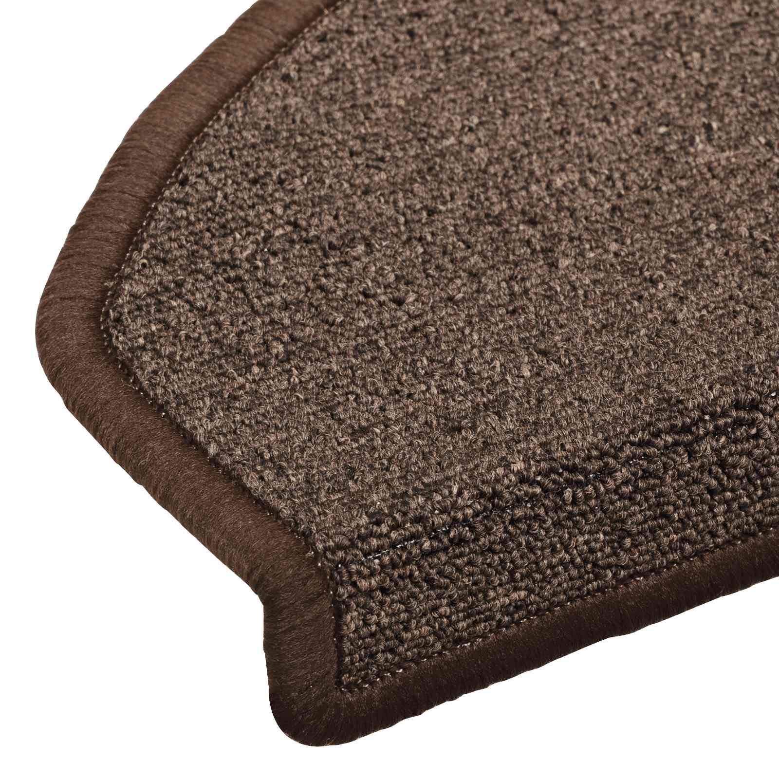 Tappetini per scale autoadesivi 15 pz 80 x 24,5 x 3,5 cm