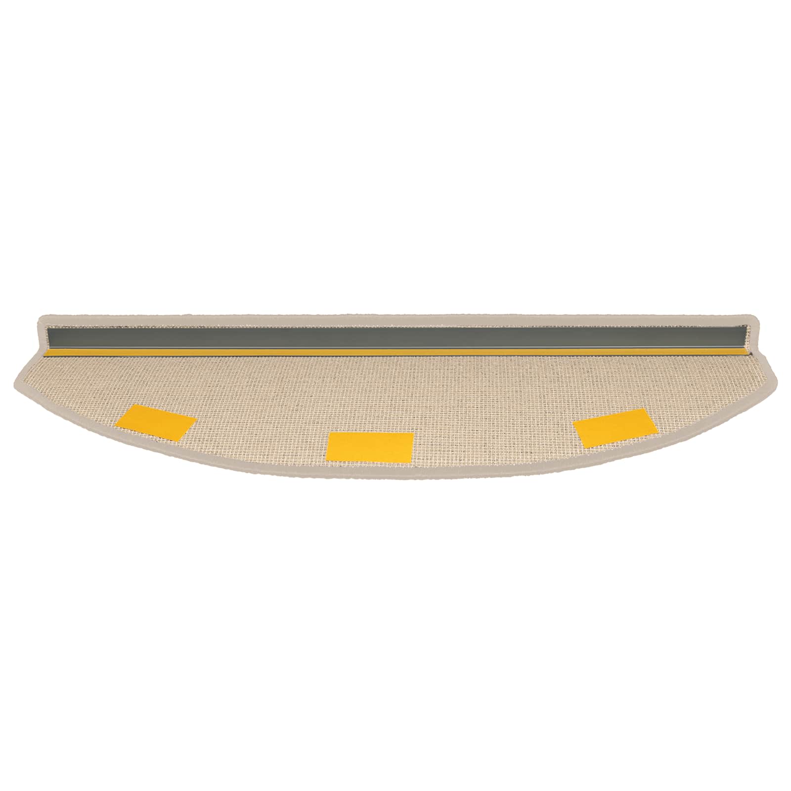 Tappetini per scale autoadesivi 15 pz 80 x 24,5 x 3,5 cm