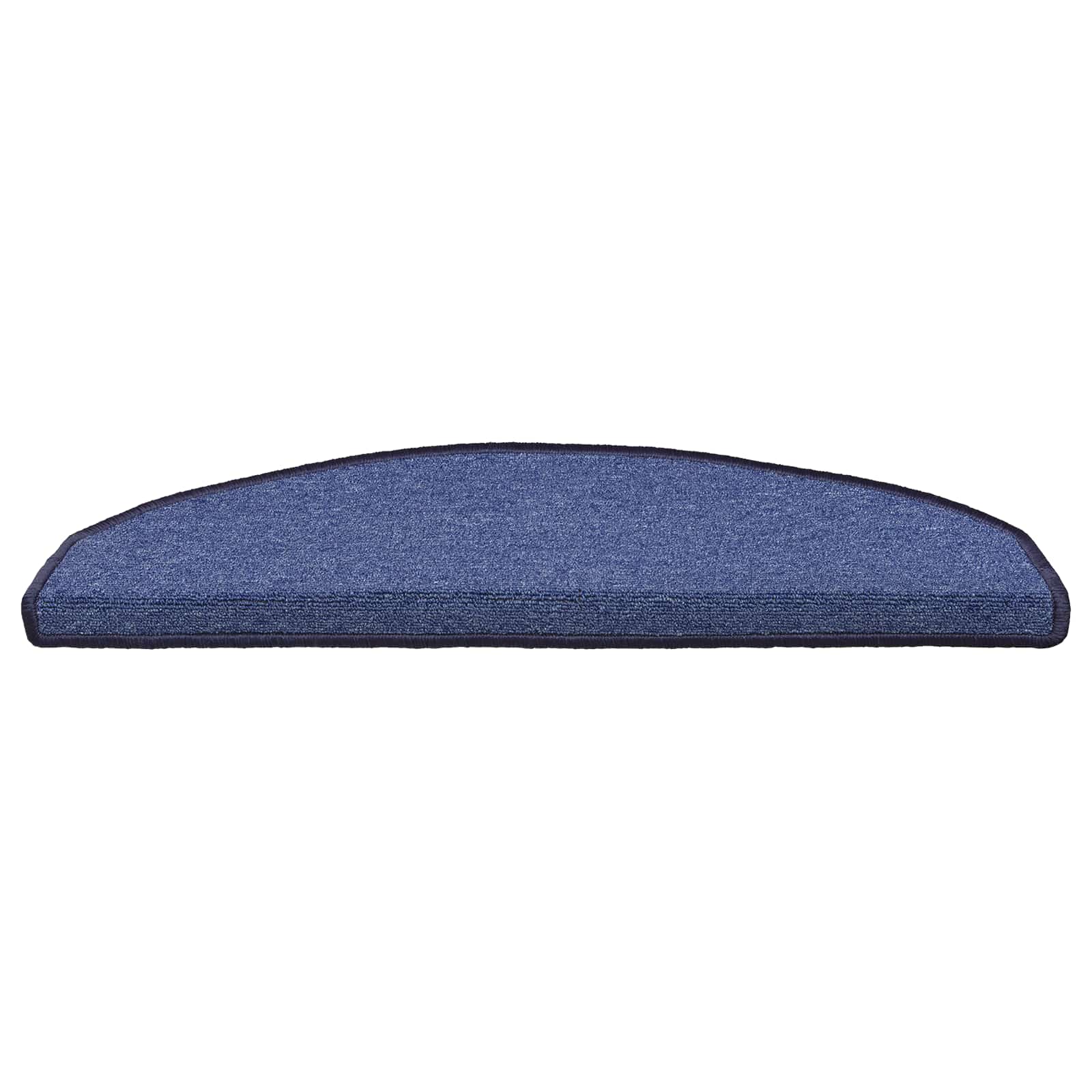 Tappetini per scale autoadesivi 15 pz 80 x 24,5 x 3,5 cm Blu