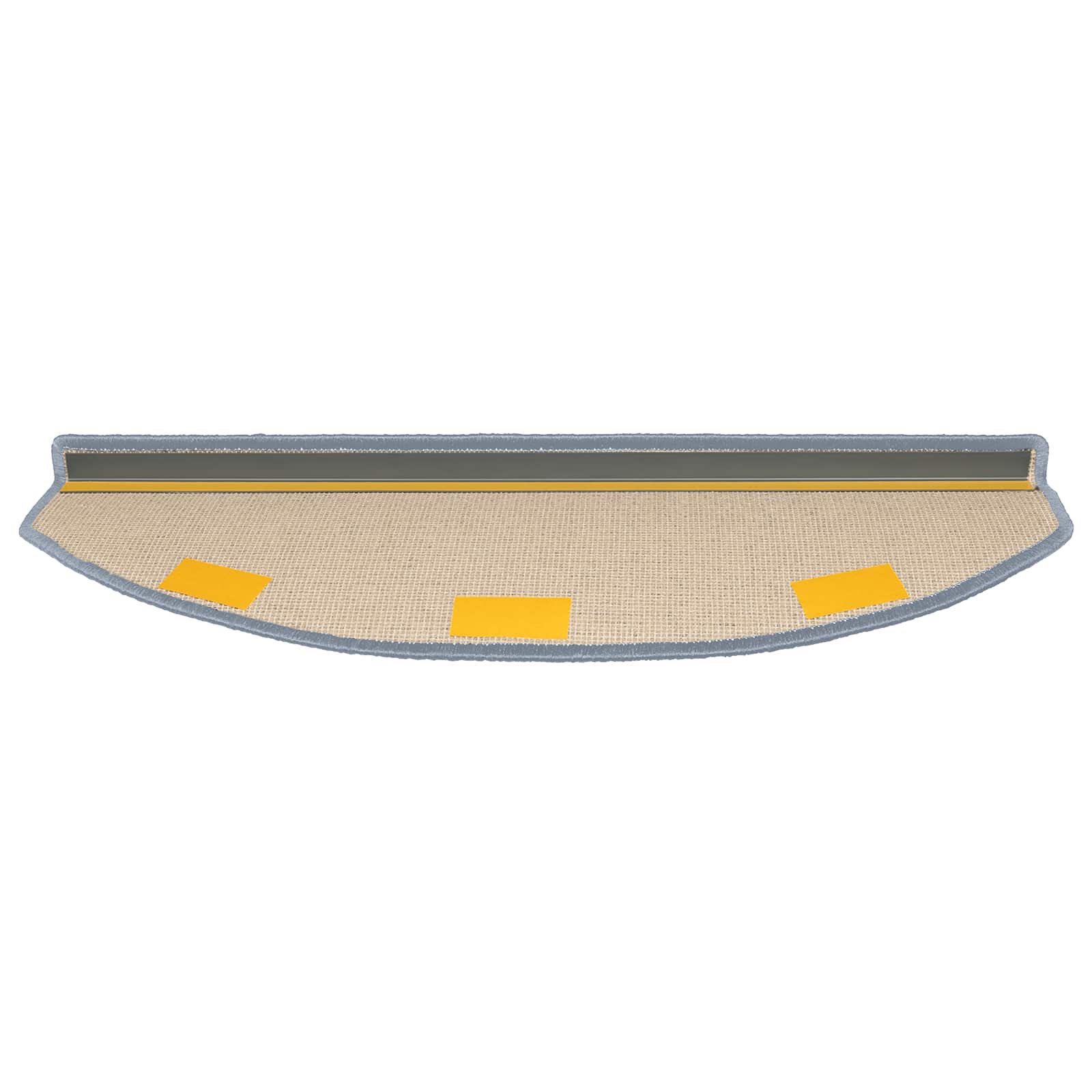 Tappetini per scale autoadesivi 15 pz 80 x 24,5 x 3,5 cm