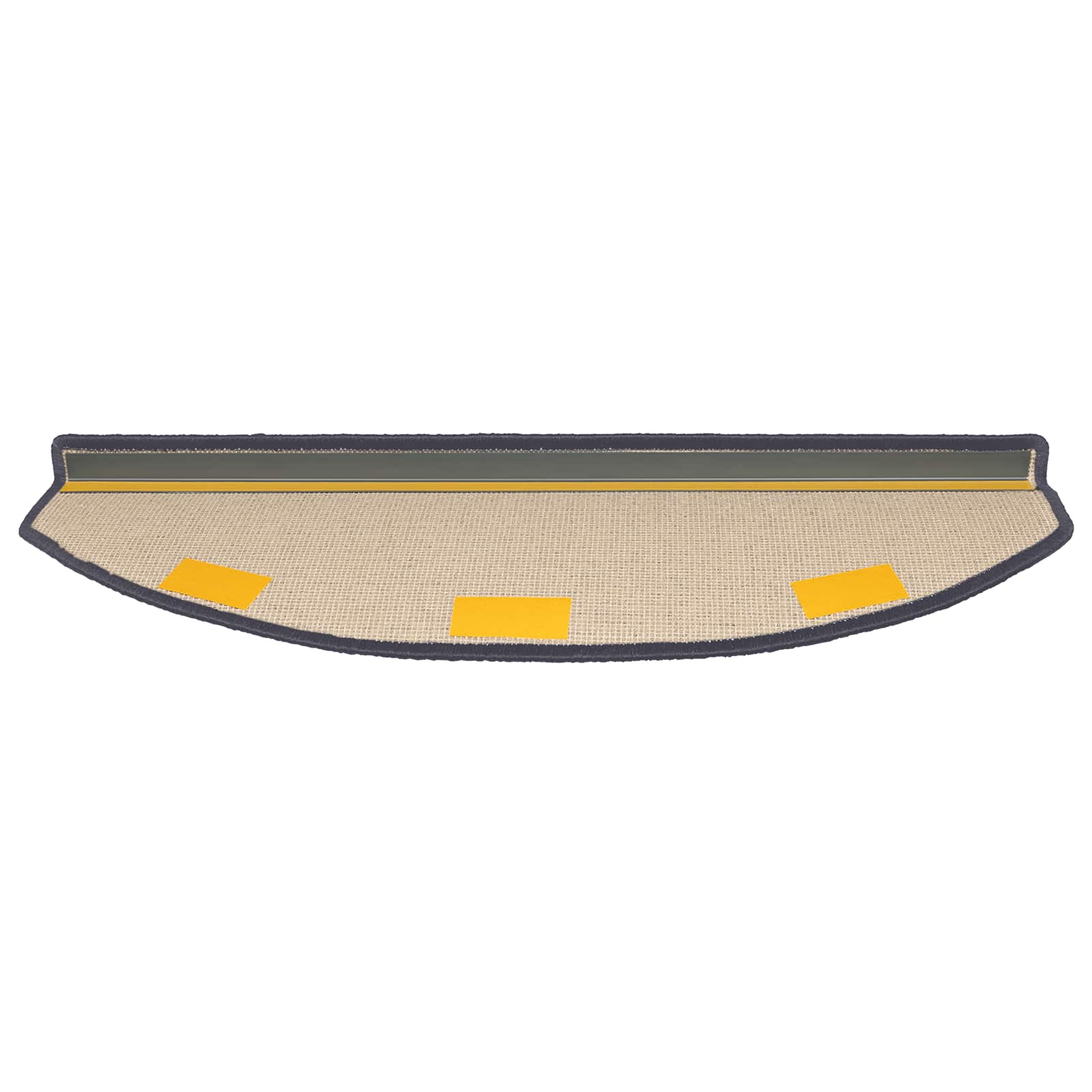 Tappetini per scale autoadesivi 15 pz 80 x 24,5 x 3,5 cm