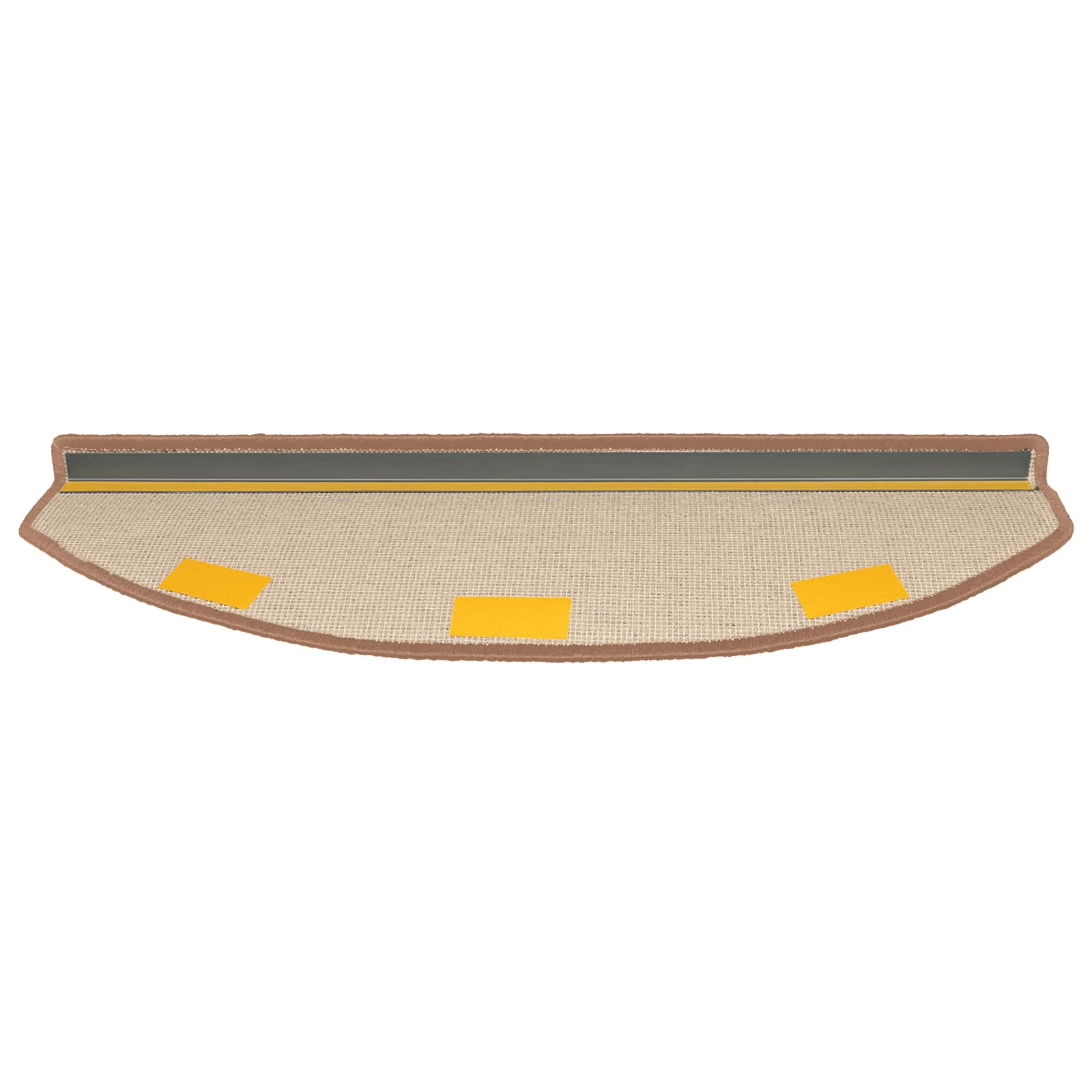 Tappetini per scale autoadesivi 15 pz 80 x 24,5 x 3,5 cm