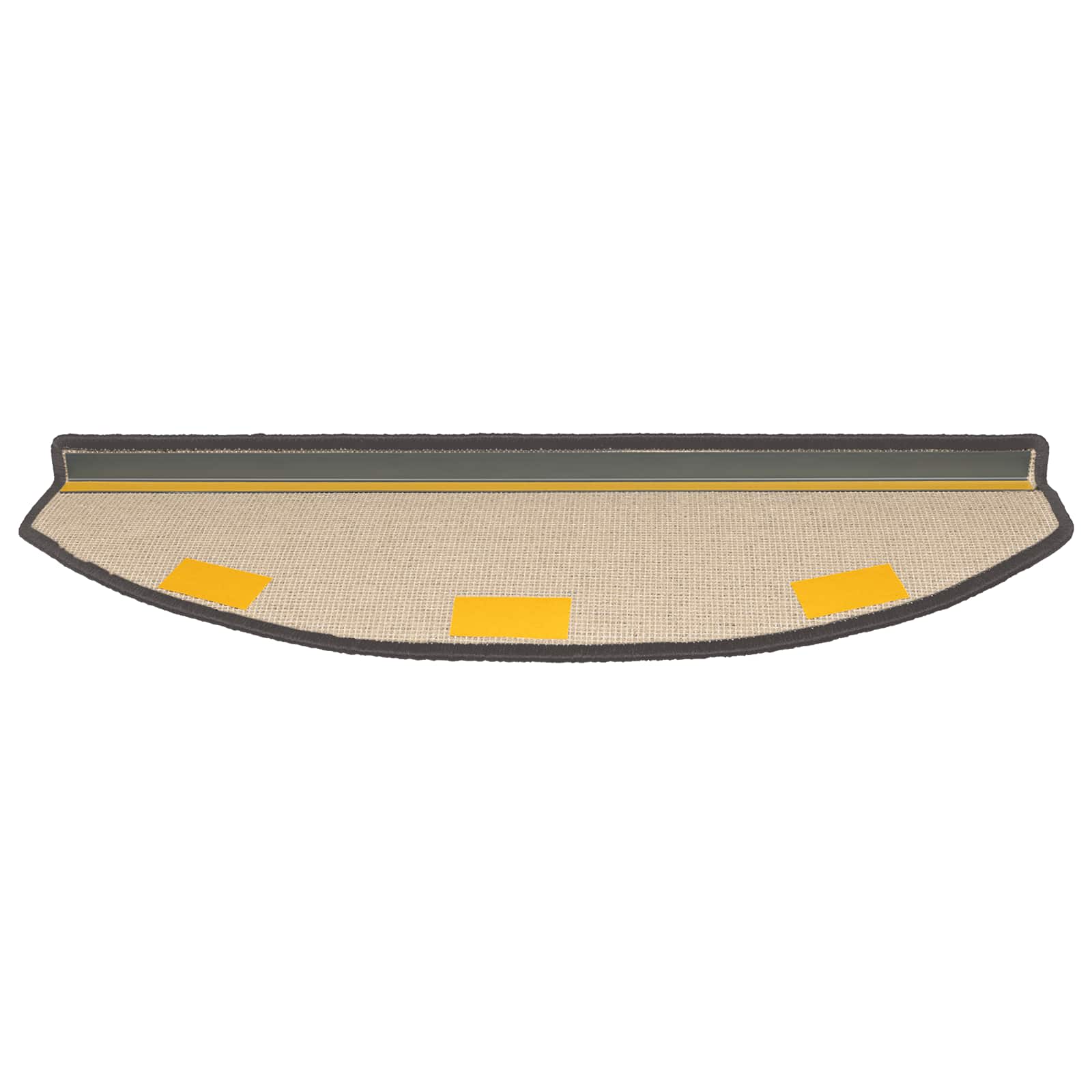 Tappetini per scale autoadesivi 15 pz 80 x 24,5 x 3,5 cm