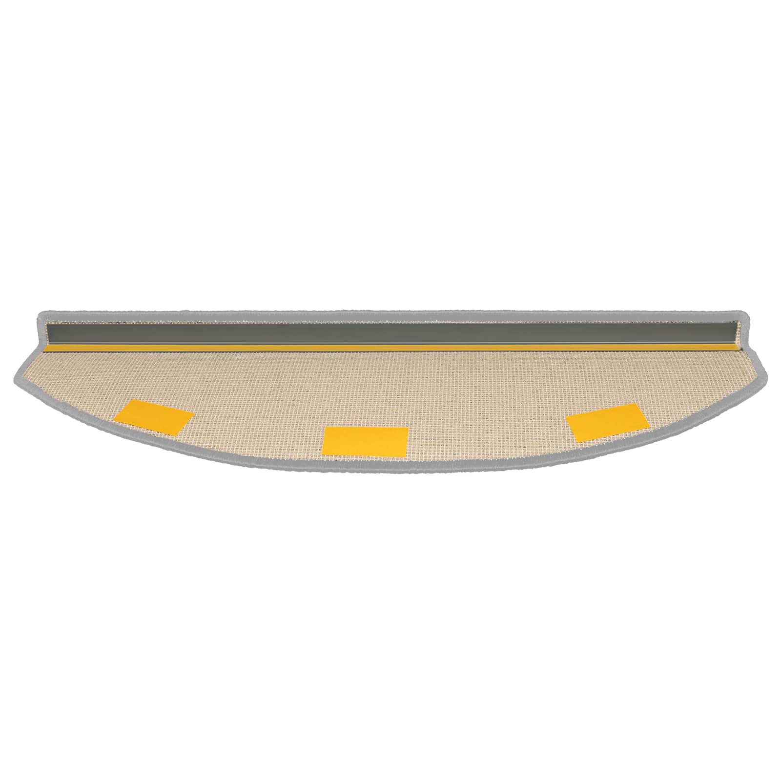 Tappetini per scale autoadesivi 15 pz 80 x 24,5 x 3,5 cm