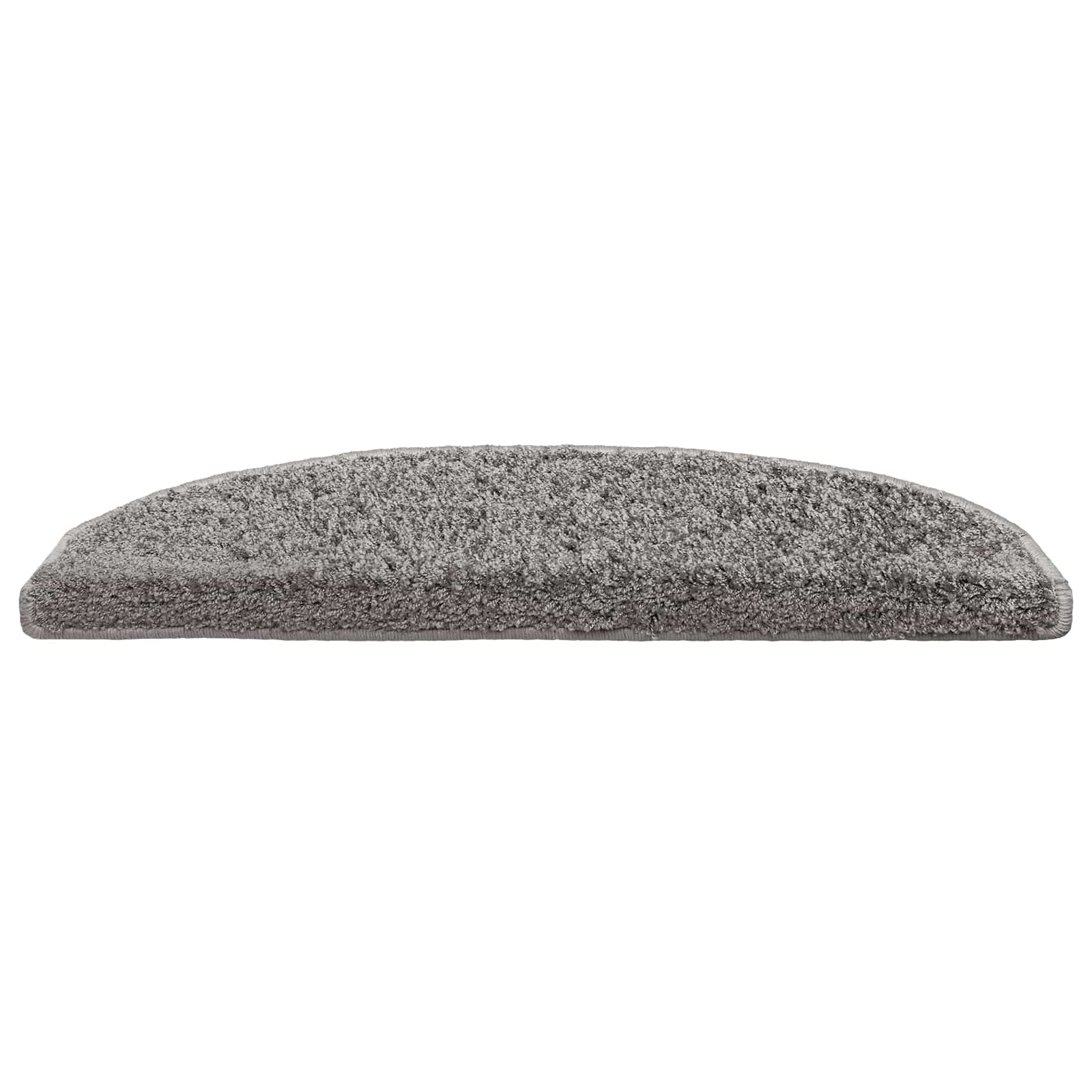 Tappetini per scale autoadesivi 15 pz 80 x 24,5 x 3,5 cm Grigio