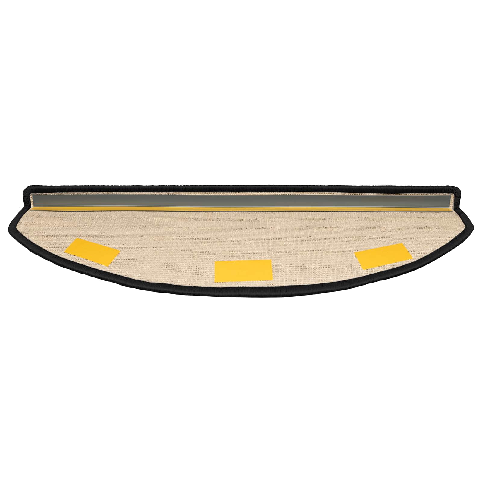 Tappetini per scale autoadesivi 15 pz 80 x 24,5 x 3,5 cm