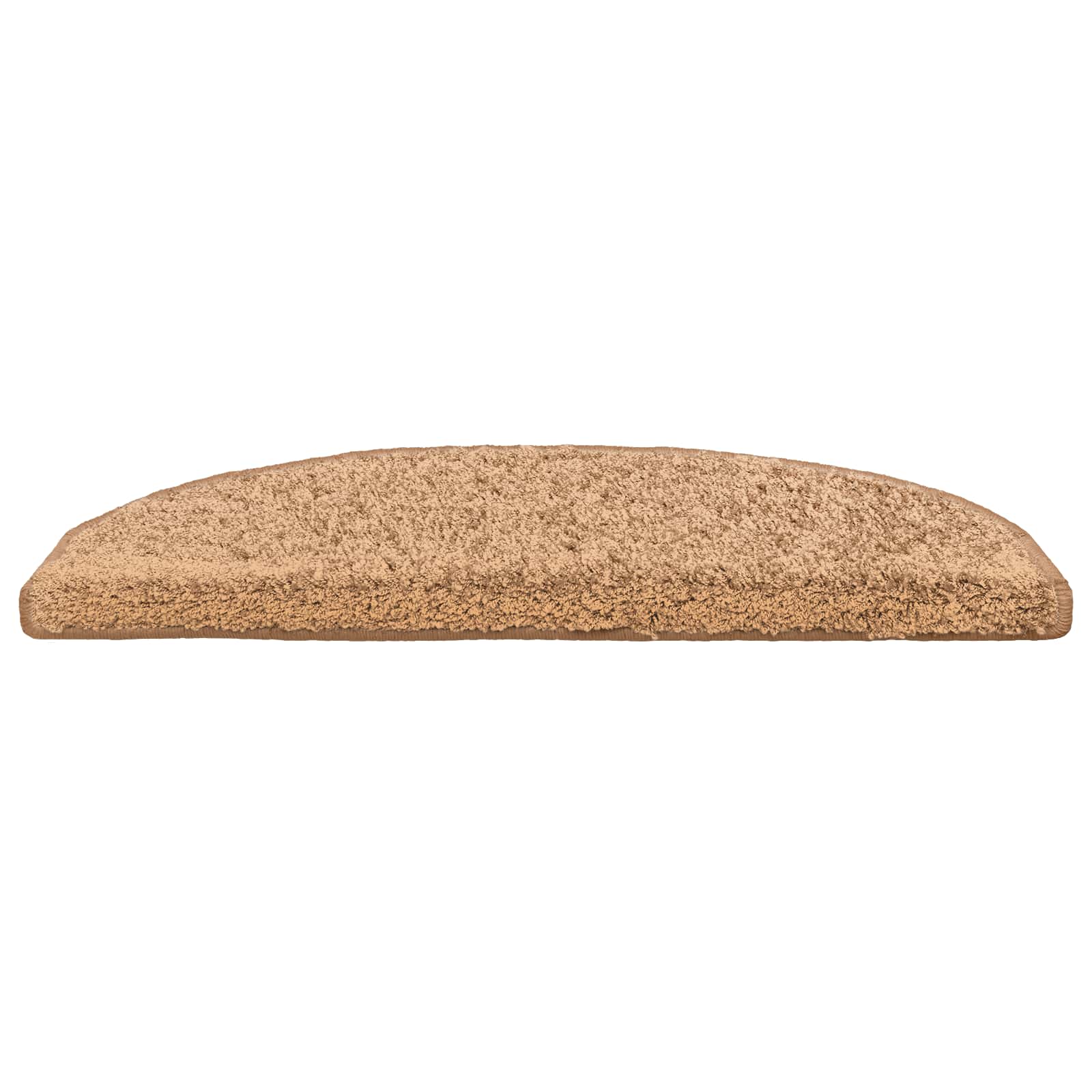 Tappetini per scale autoadesivi 15 pz 80 x 24,5 x 3,5 cm Beige