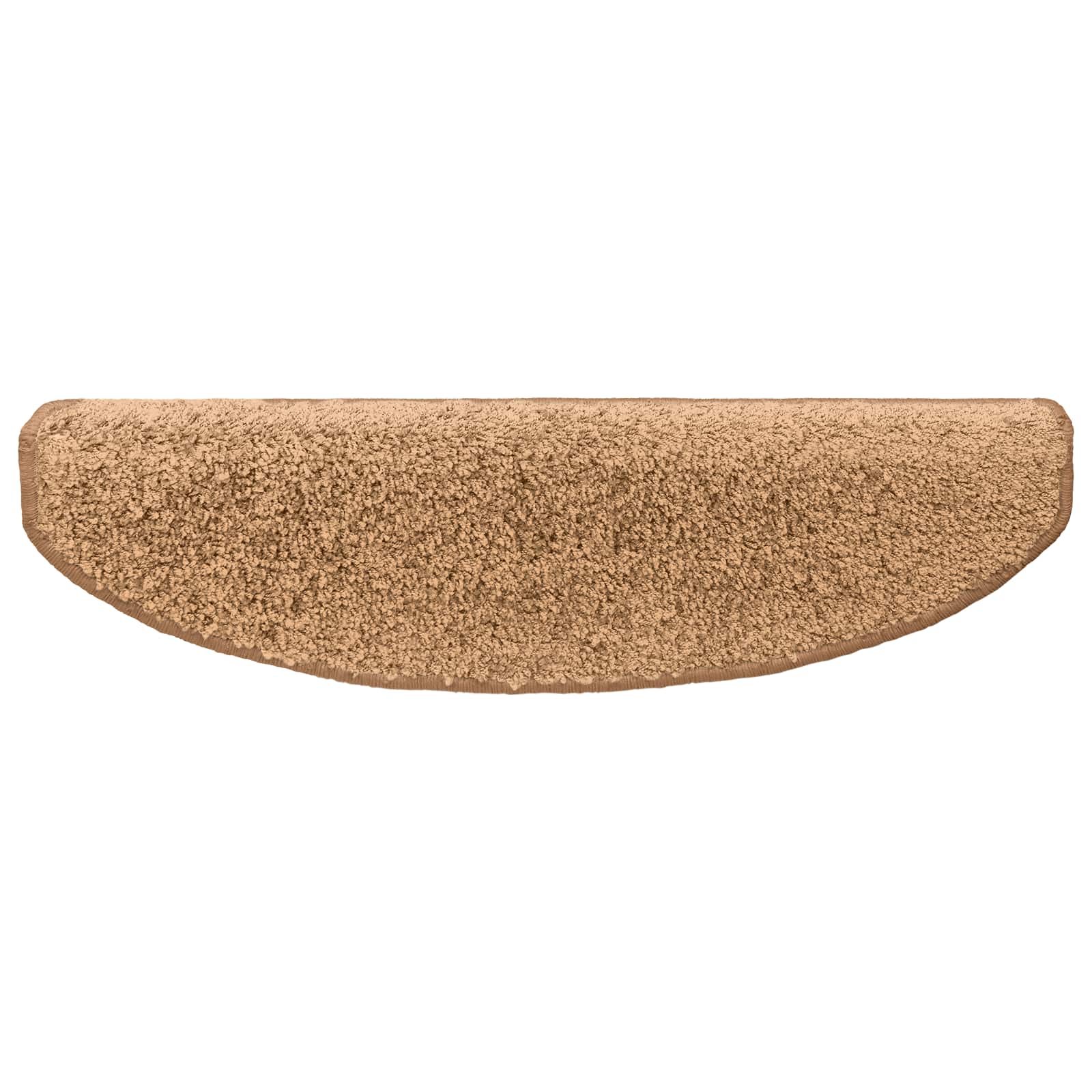 Tappetini per scale autoadesivi 15 pz 80 x 24,5 x 3,5 cm Beige