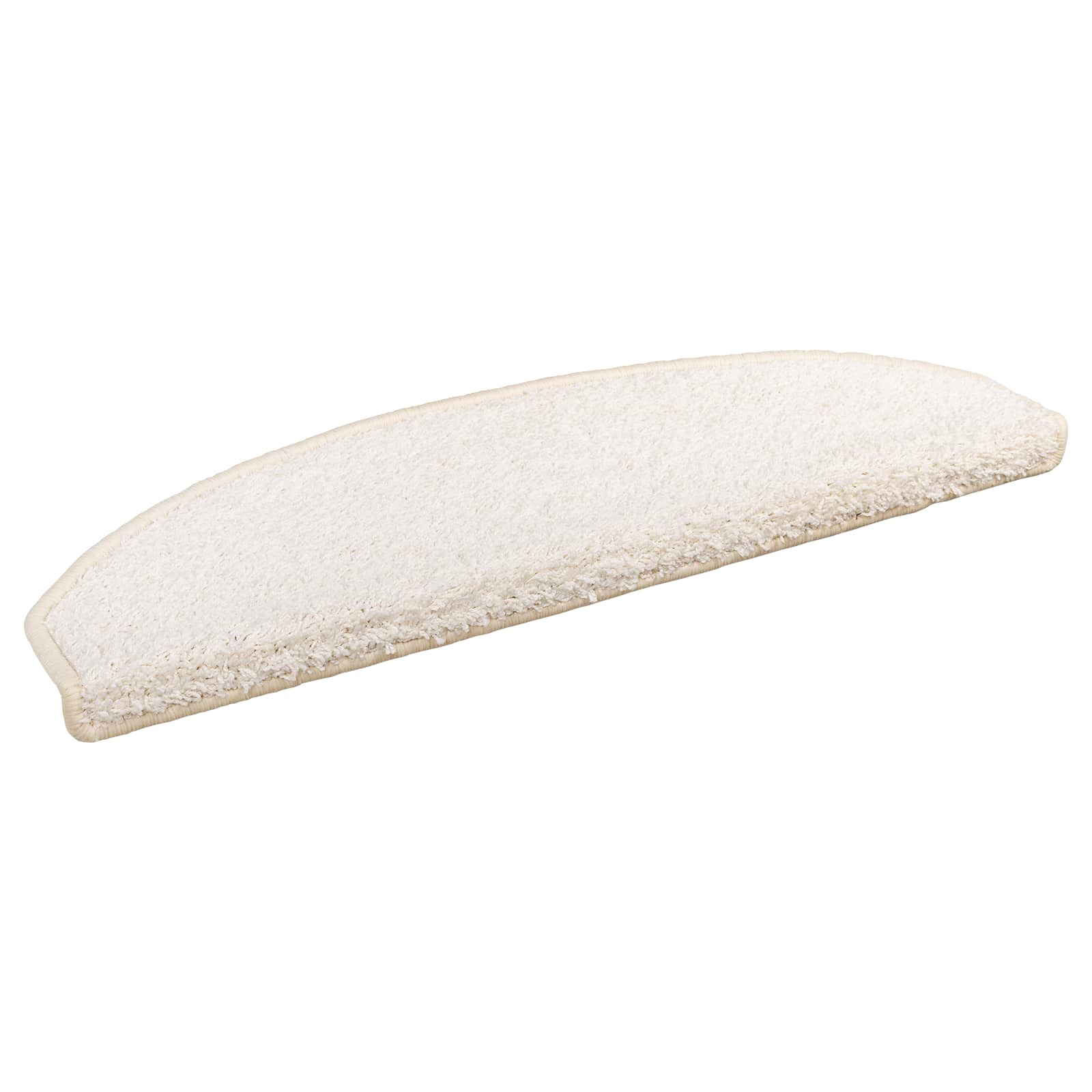 Tappetini per scale autoadesivi 15 pz 80 x 24,5 x 3,5 cm Bianco