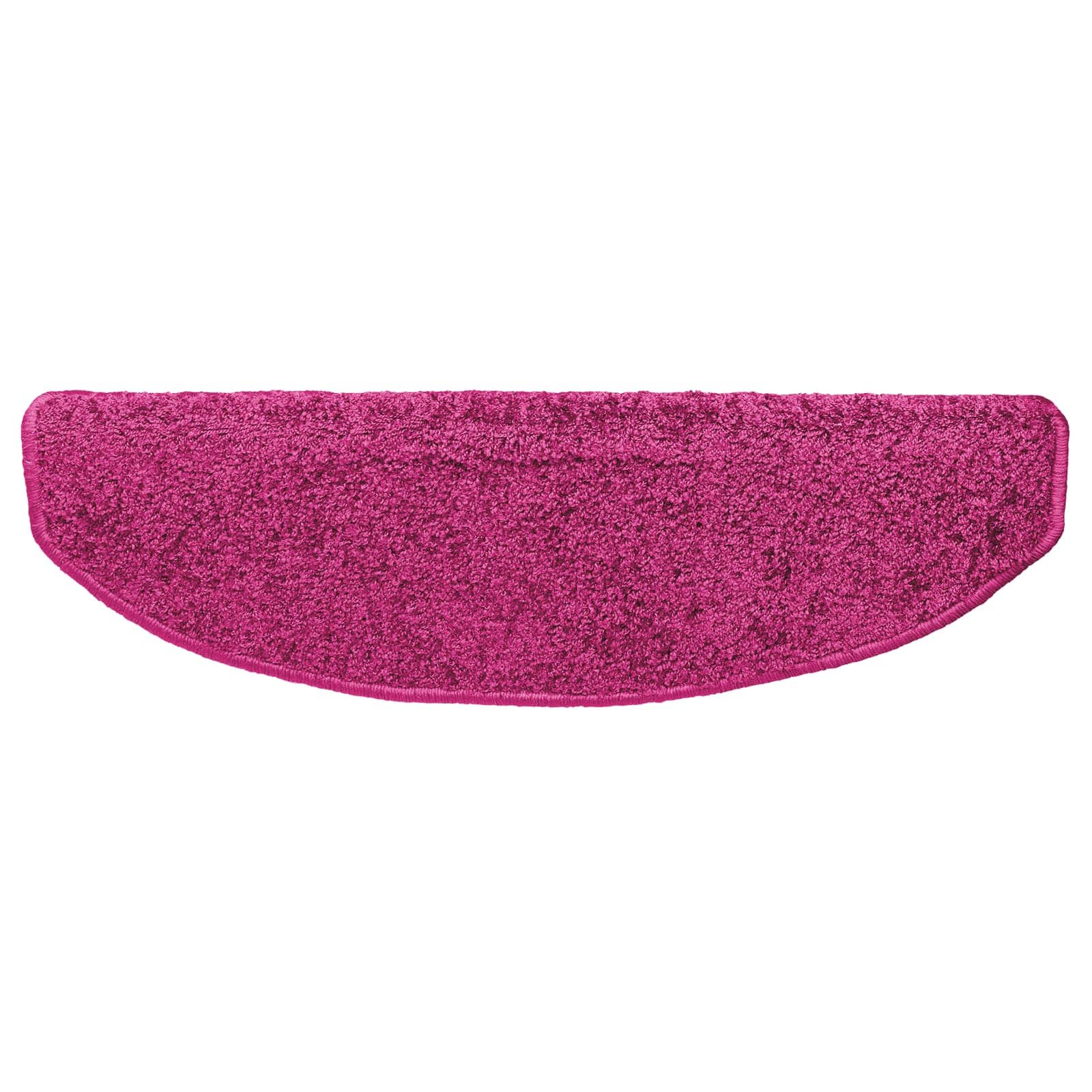 Tappetini per scale autoadesivi 15 pz 80 x 24,5 x 3,5 cm Rosa
