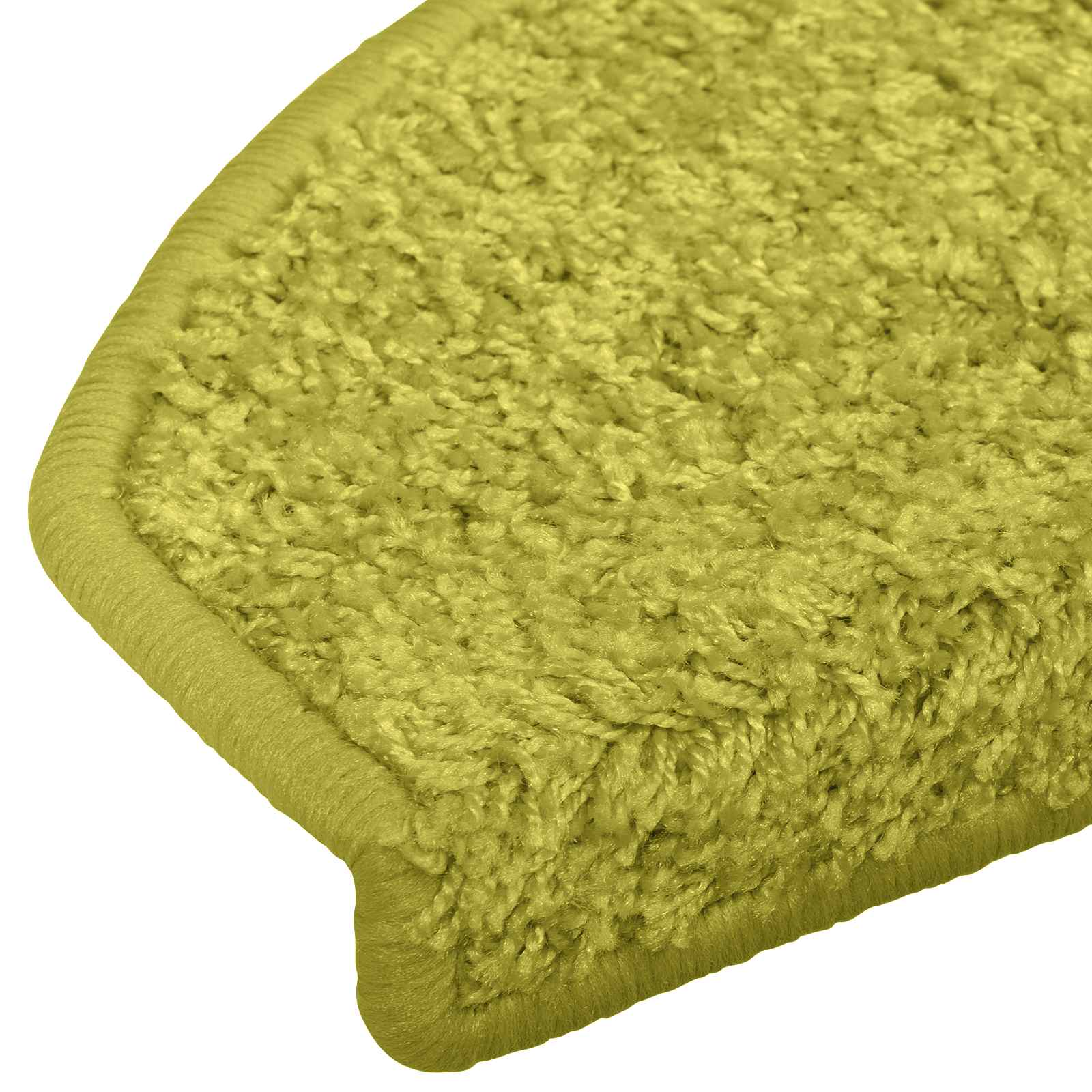 Tappetini per scale autoadesivi 15 pz 80 x 24,5 x 3,5 cm Verde