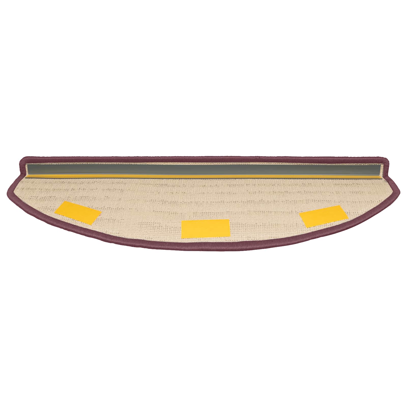 Tappetini per scale autoadesivi 15 pz 80 x 24,5 x 3,5 cm