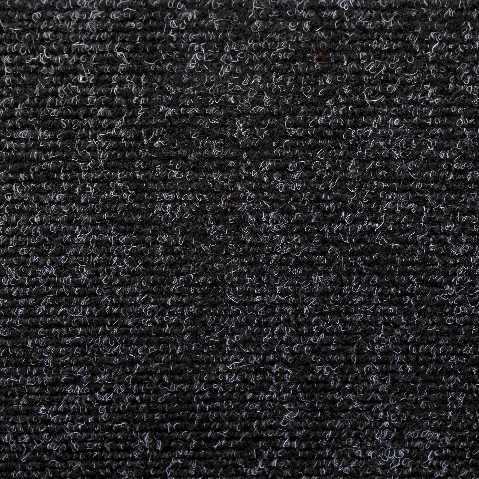 Tappetini per scale autoadesivi 15 pz 80 x 24,5 x 3,5 cm Nero