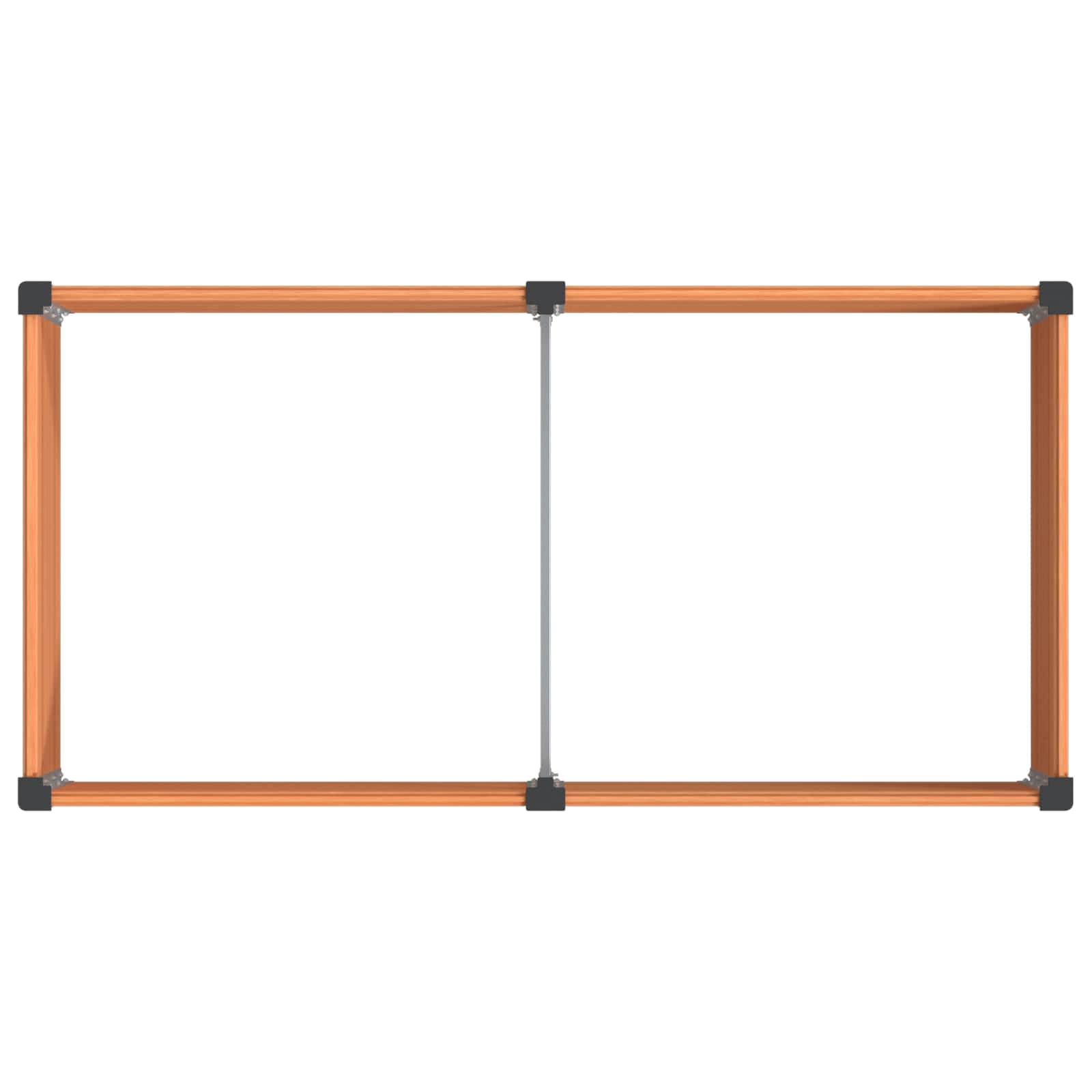 Letto rialzato da giardino Marrone 100 x 50 x 54 cm