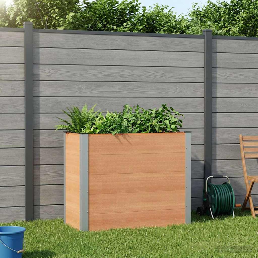 Letto rialzato da giardino Marrone 100 x 50 x 91 cm