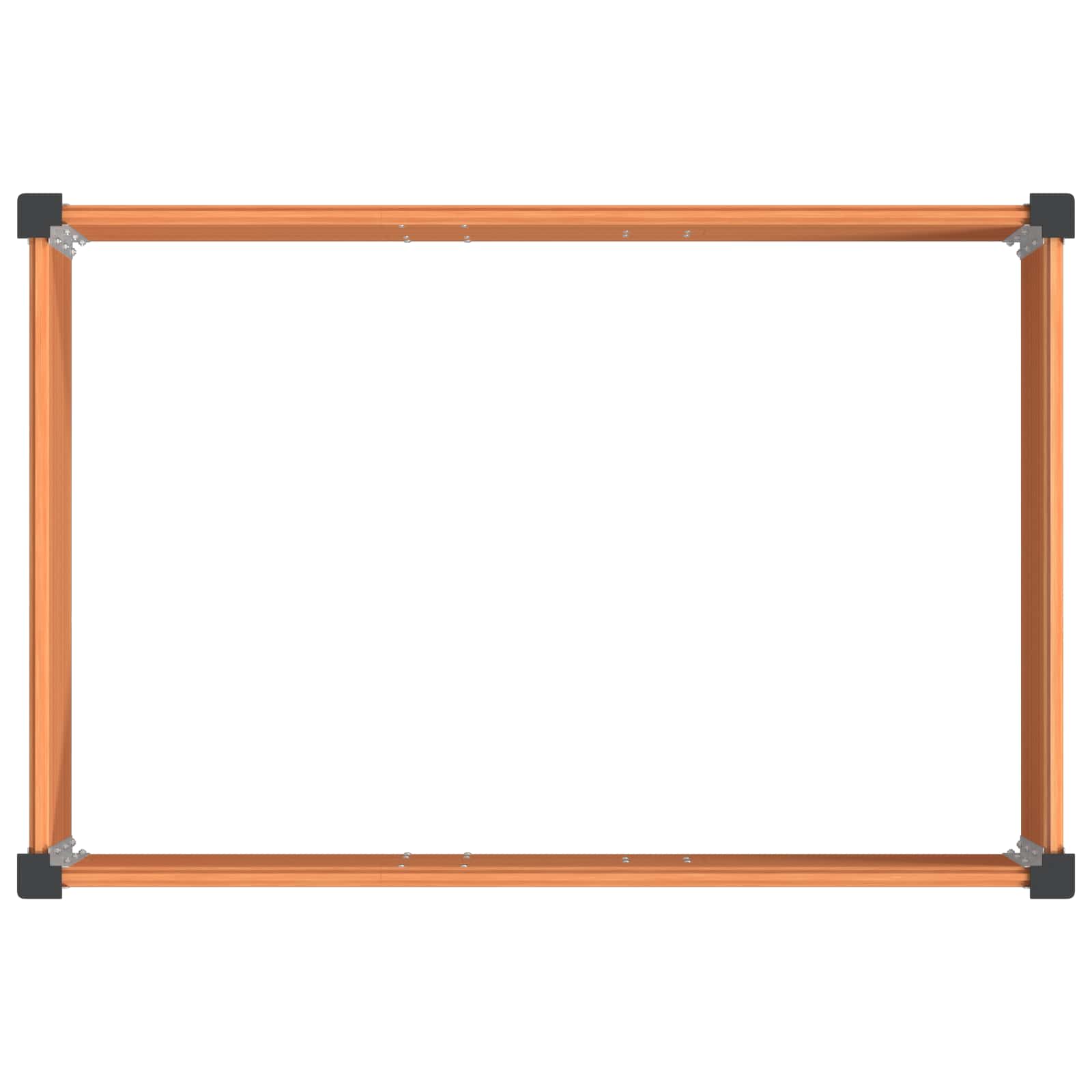 Letto rialzato da giardino Marrone 150 x 100 x 54 cm