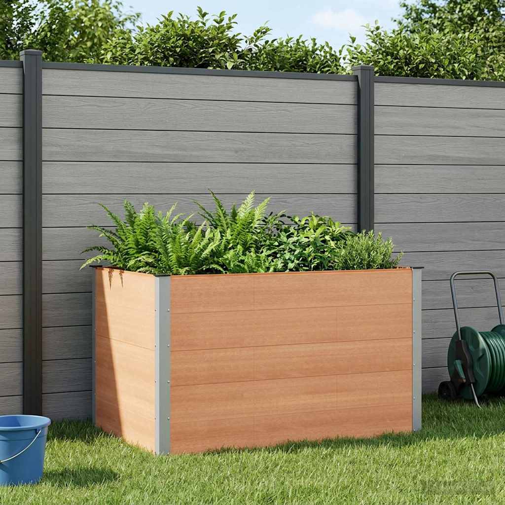 Letto rialzato da giardino Marrone 150 x 100 x 91 cm
