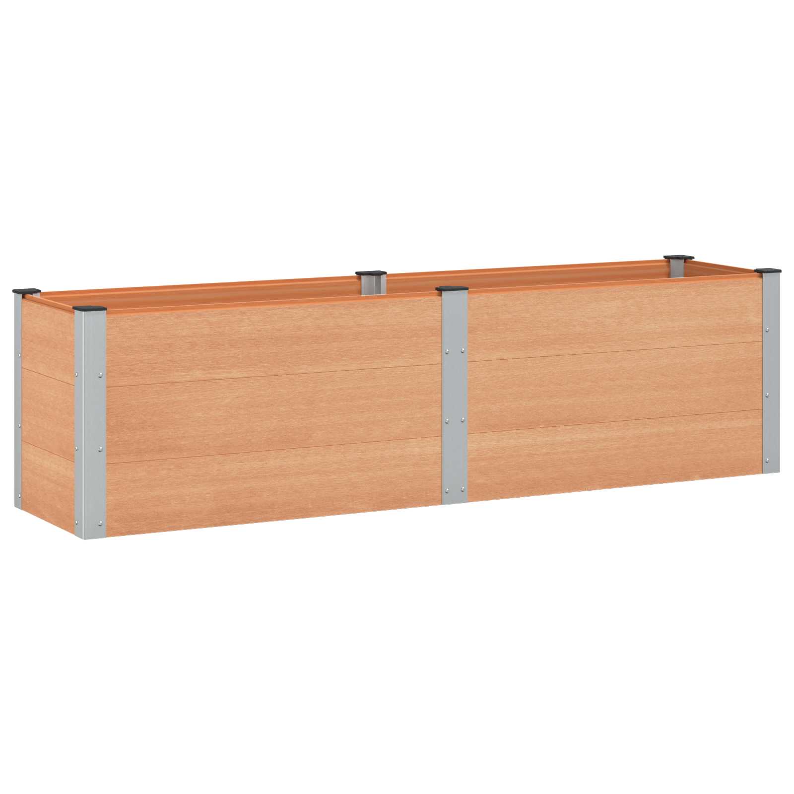 Letto rialzato da giardino Marrone 200 x 50 x 54 cm