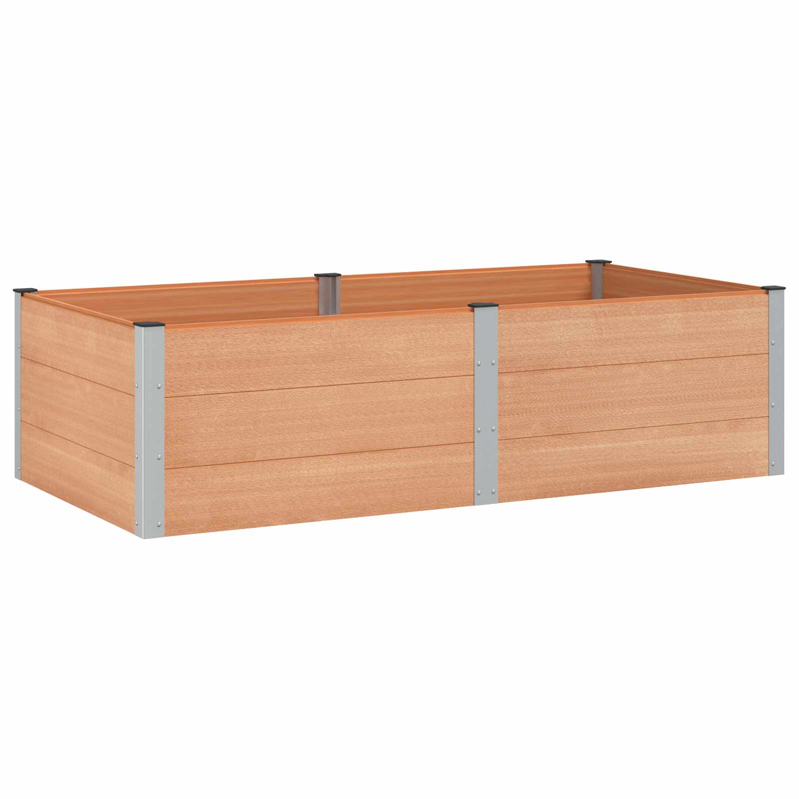 Letto rialzato da giardino Marrone 200 x 100 x 54 cm