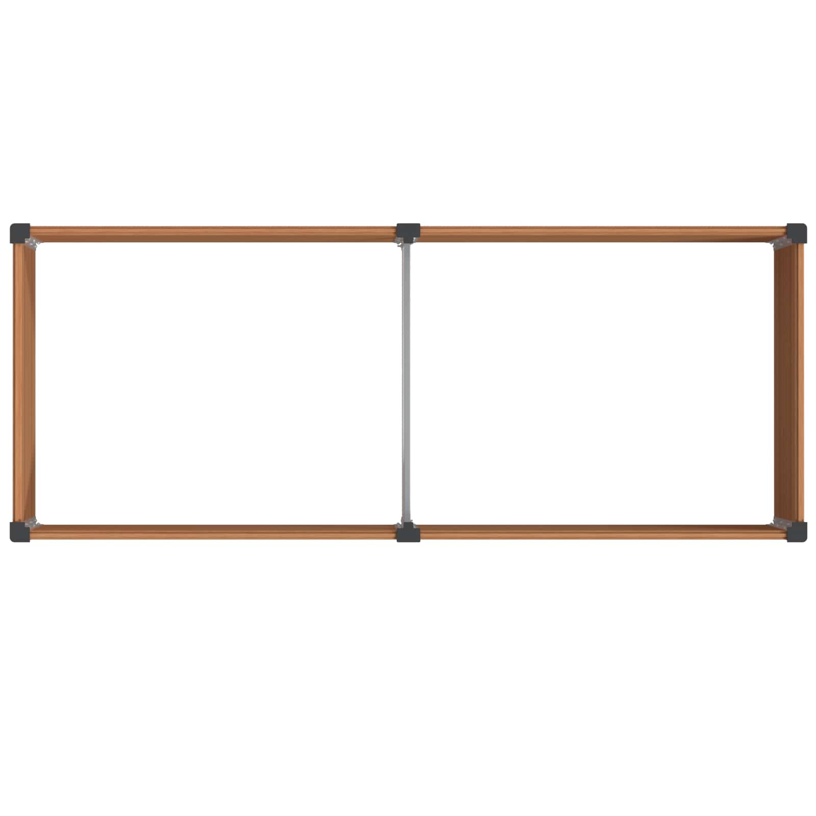 Letto rialzato da giardino Marrone 250 x 100 x 91 cm