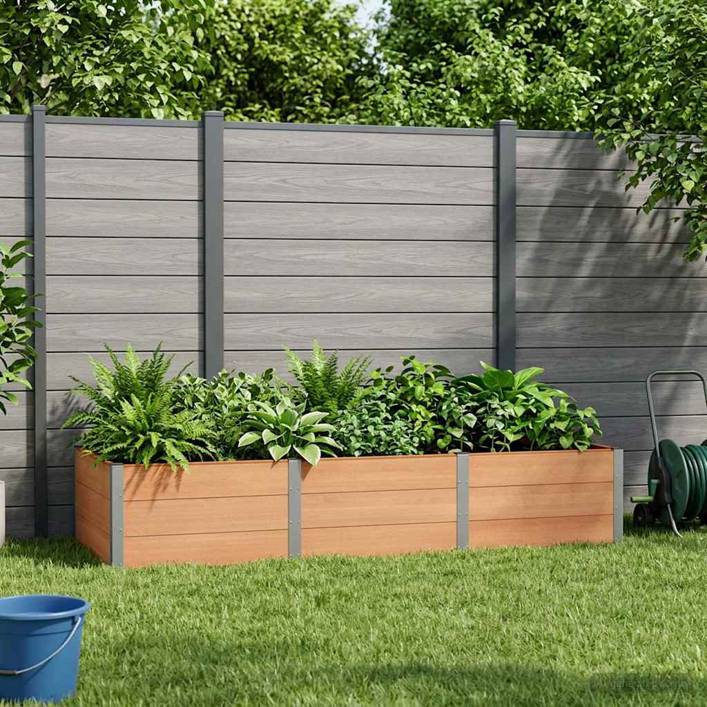Letto rialzato da giardino Marrone 300 x 100 x 54 cm